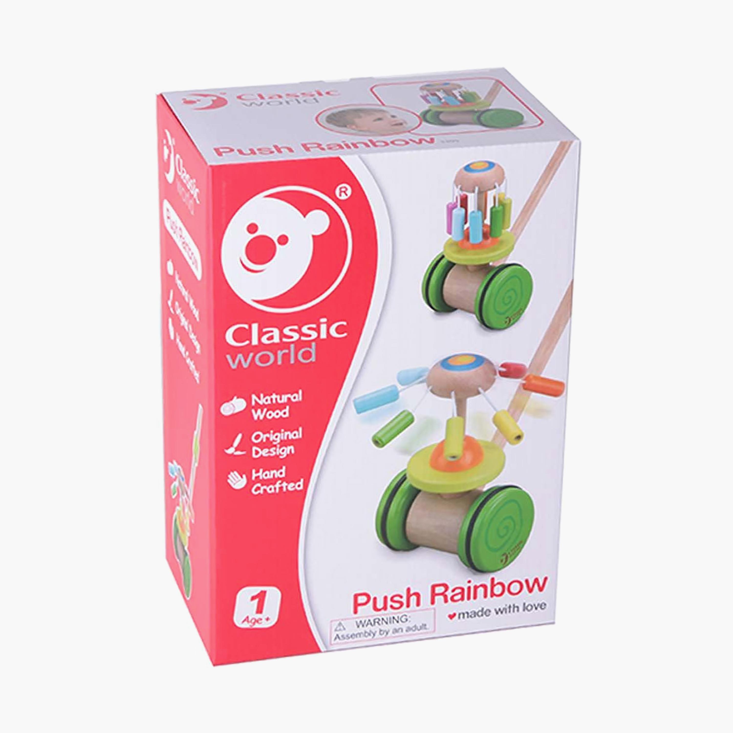 لعبة قوس قزح خشبية للدفع من كلاسيك وورلد-toys-babyandtoddlertoys-learningtoys-image-8