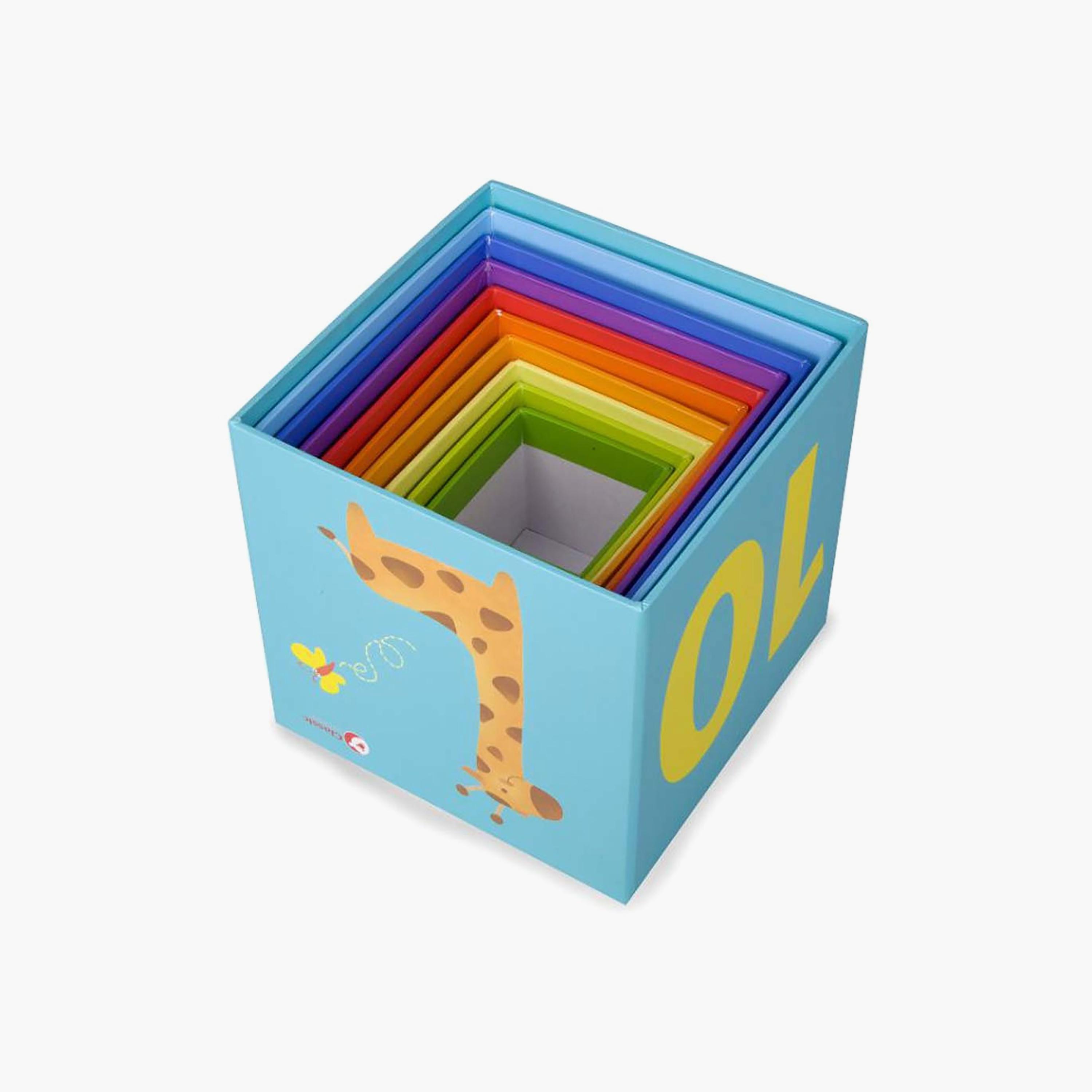 مكعبات تكديس خشبية 10 قطع من كلاسيك وورلد-toys-babyandtoddlertoys-stackingandnestingtoys-image-2