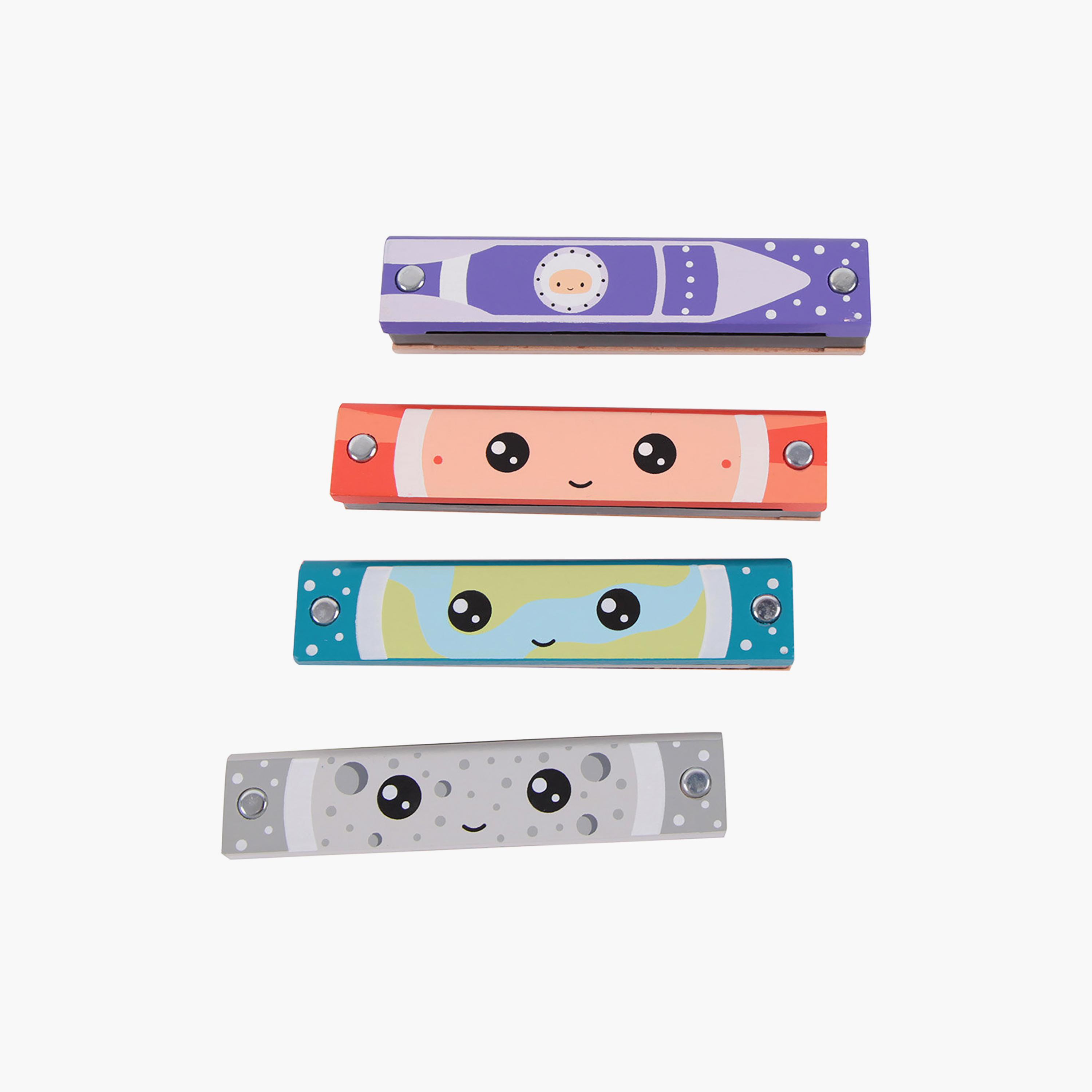 هارمونيكا خشبية موسيقية من كلاسيك ورلد - ألوان متعددة-toys-educational-musicaltoys-image-2