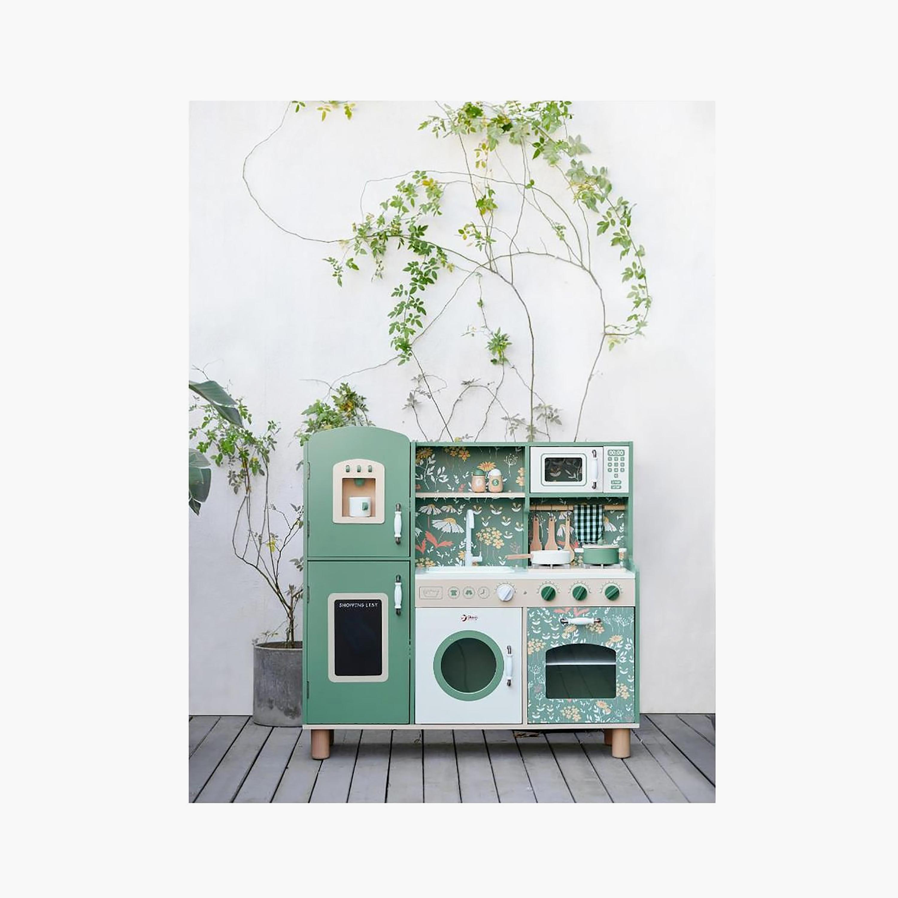 Classic World Vintage Wooden Play Kitchen with Accessories-toys-roleplay-kitchensets-image-3