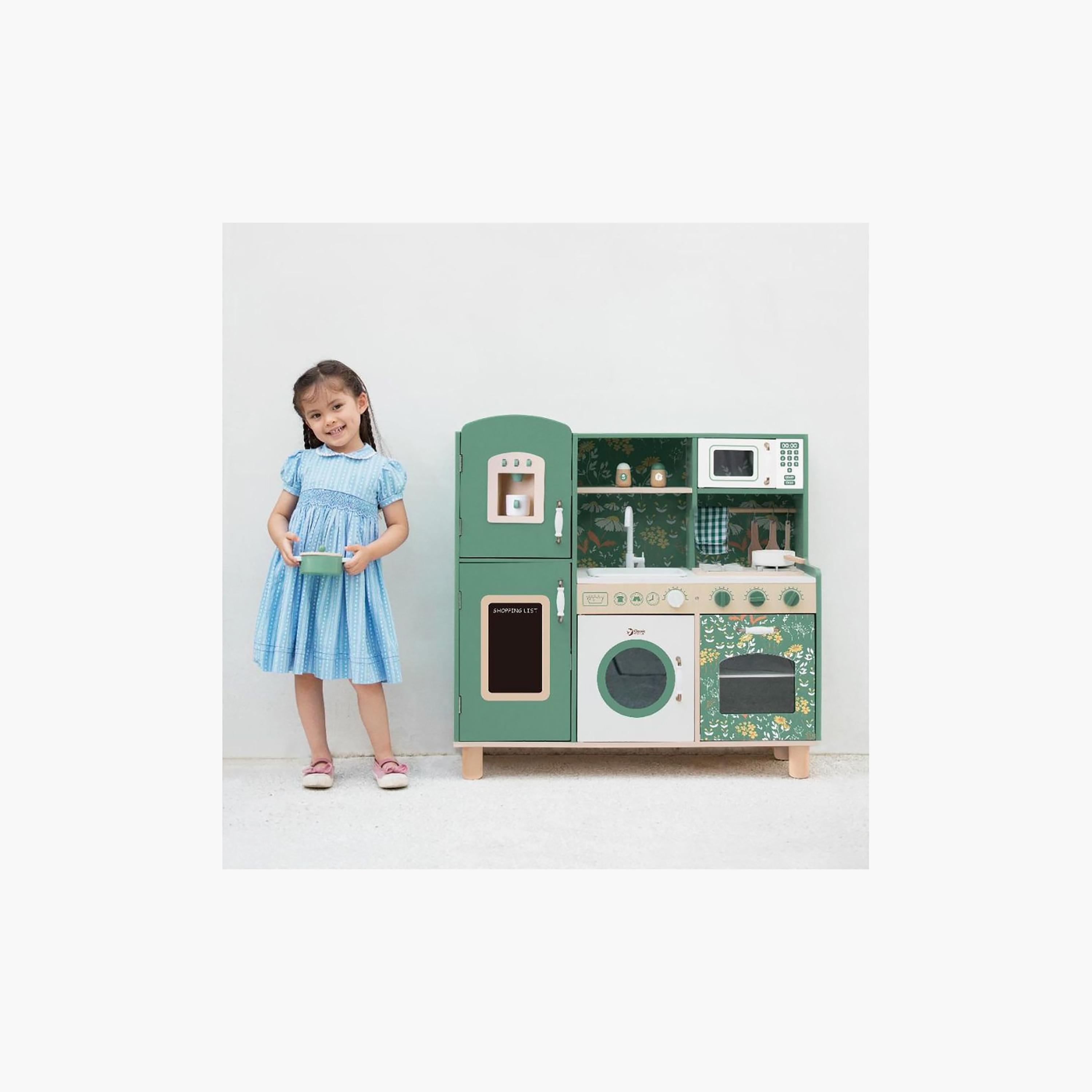 Classic World Vintage Wooden Play Kitchen with Accessories-toys-roleplay-kitchensets-image-5
