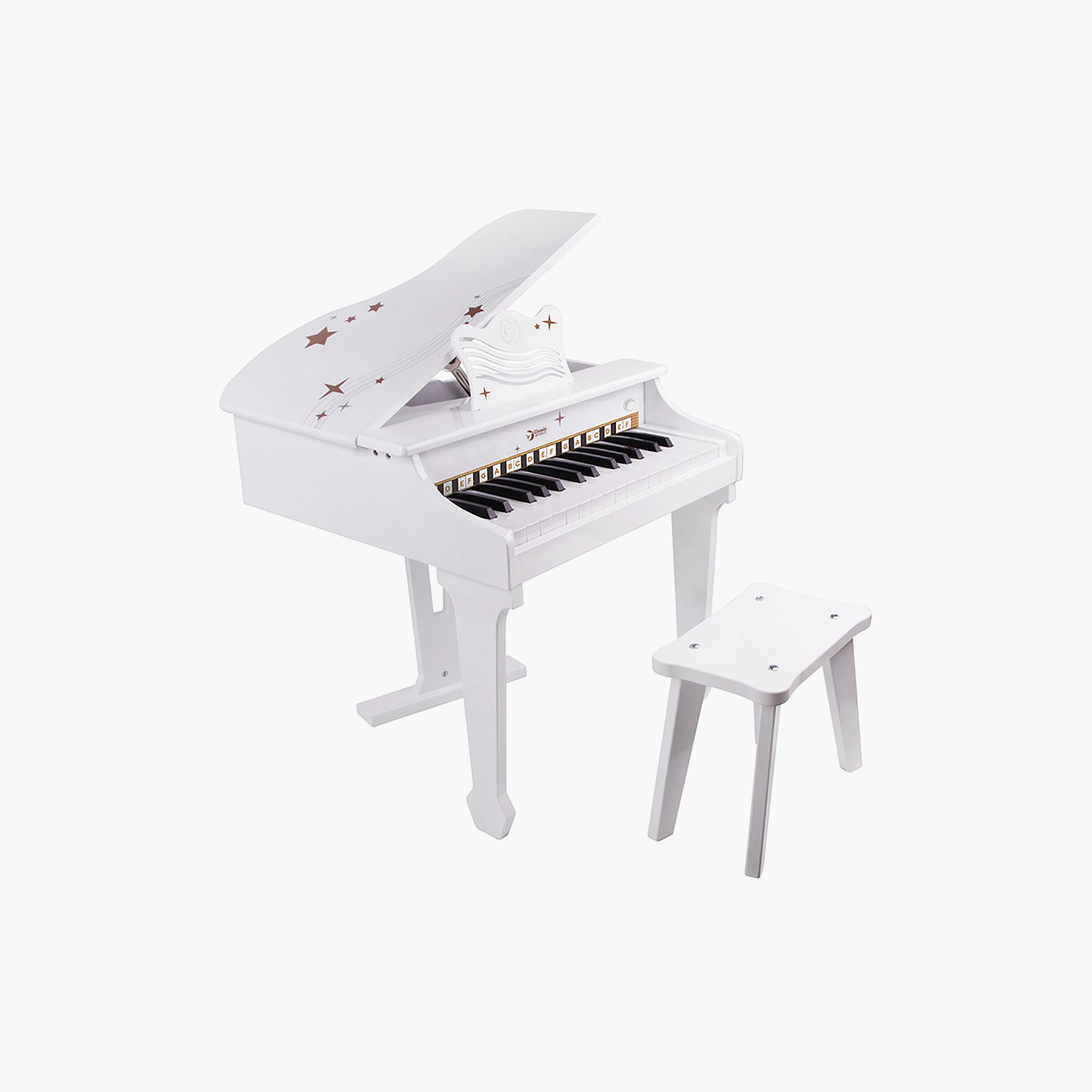 بيانو كبير خشبي مع كرسي مطابق من كلاسيك وورلد-toys-educational-musicaltoys-image-1