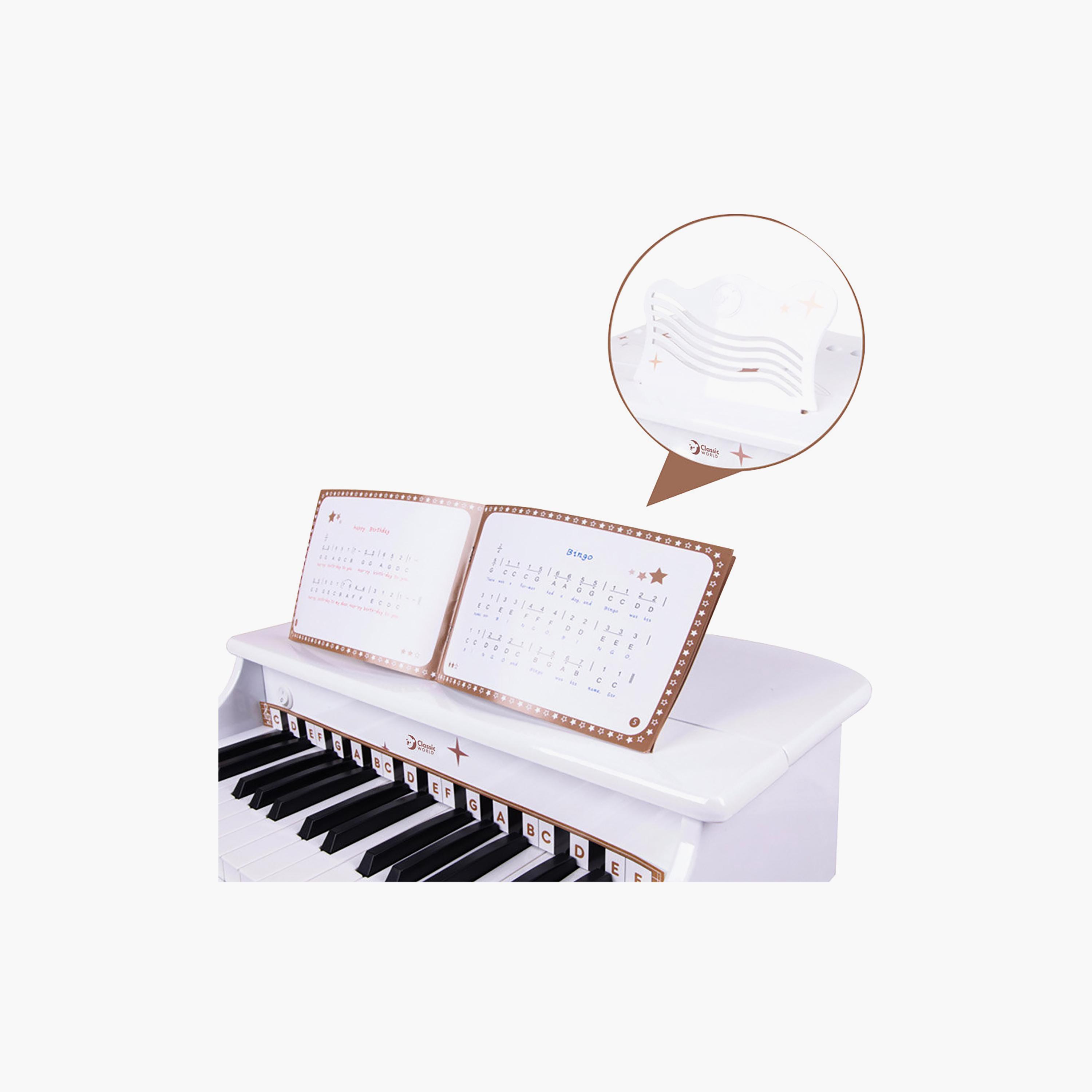 بيانو كبير خشبي مع كرسي مطابق من كلاسيك وورلد-toys-educational-musicaltoys-image-4