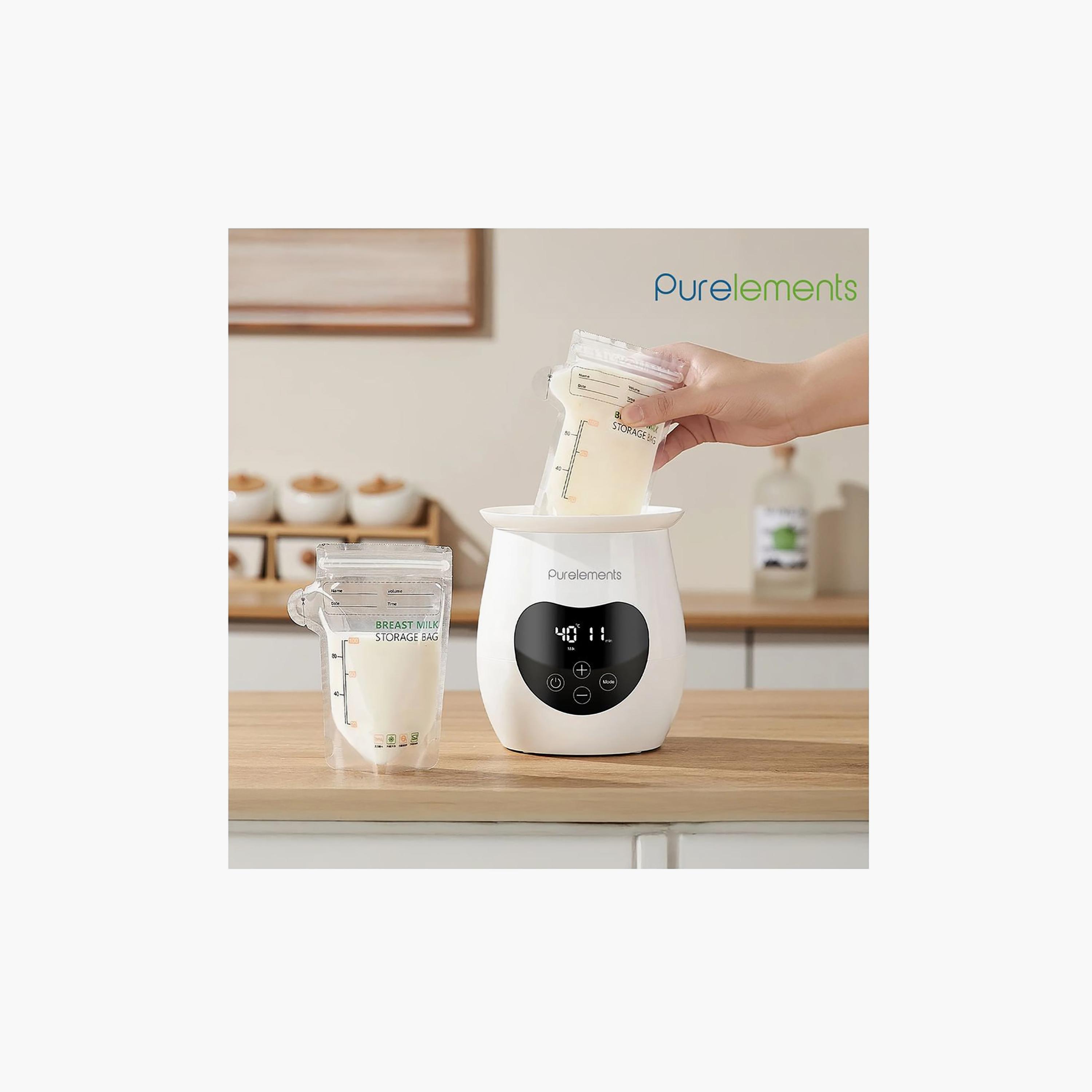جهاز تدفئة زجاجات وطعام 4 في 1 بيور إليمنتس-baby-feeding-sterilizersandwarmers-image-5