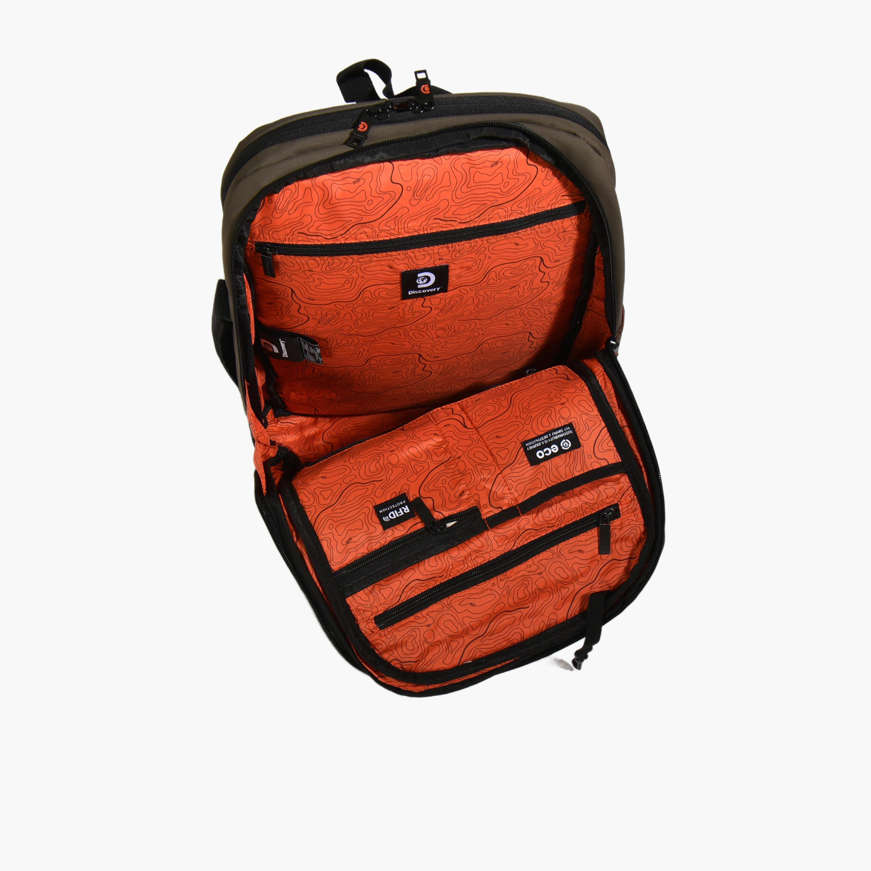 Discovery | 17 Inches Backpack, Polyester, Adjustable Strap | D01207-travel-luggagesandbags-backpacks-image-8
