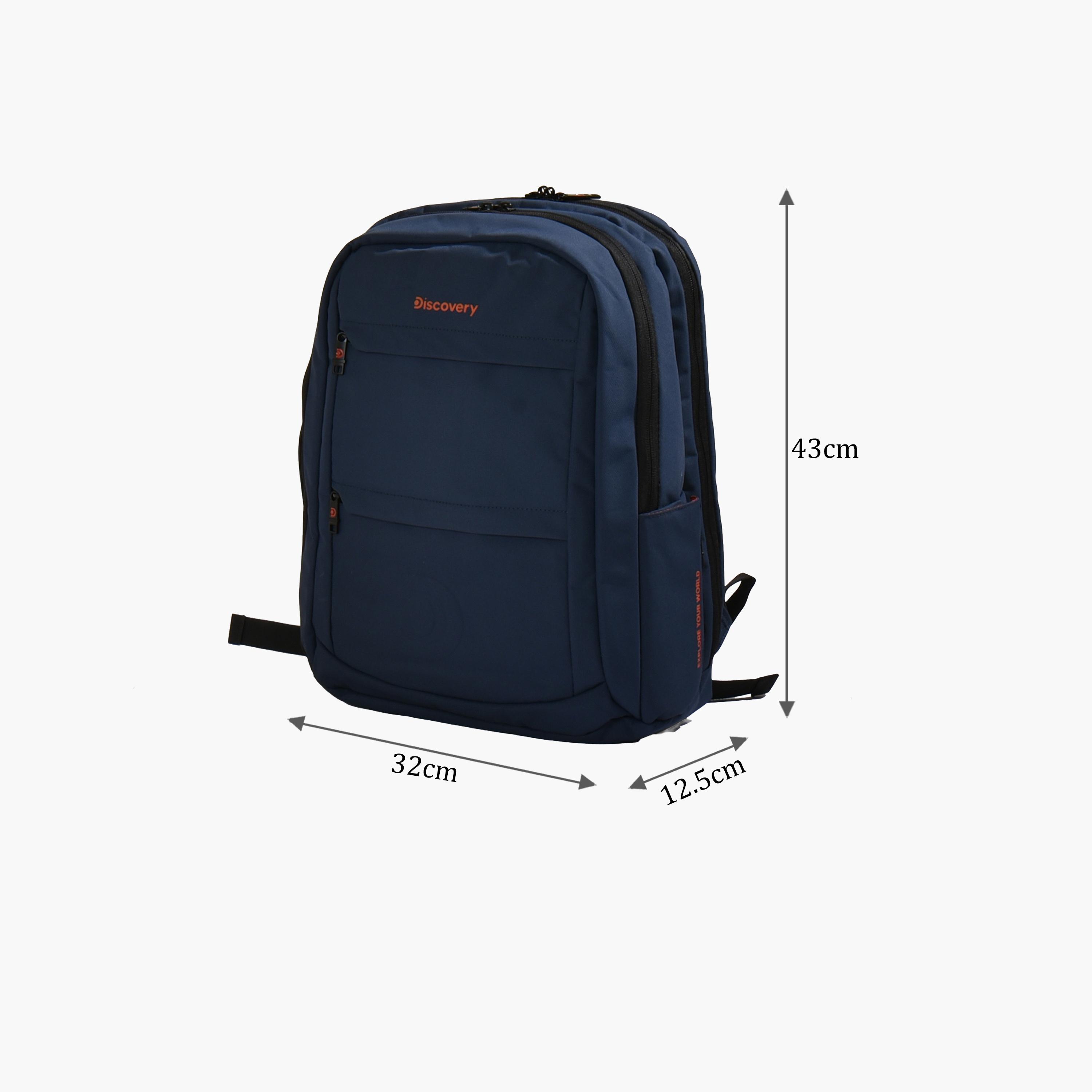 Discovery | 17 Inches Backpack, Polyester, Adjustable Strap | D01207-travel-luggagesandbags-backpacks-image-2