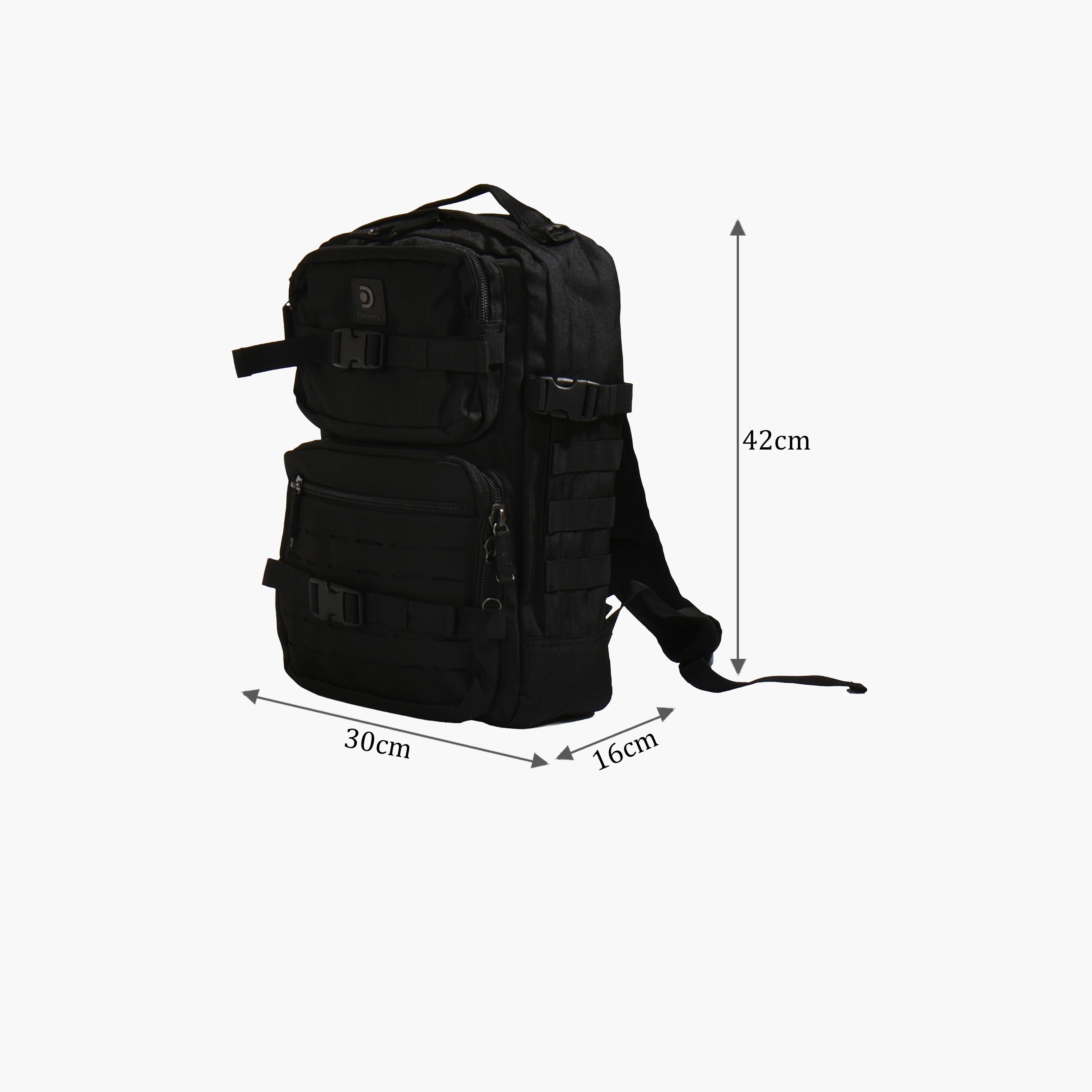 Discovery | 16.5 Inches Backpack, Polyester, Adjustable Strap | D01403-travel-luggagesandbags-backpacks-image-2