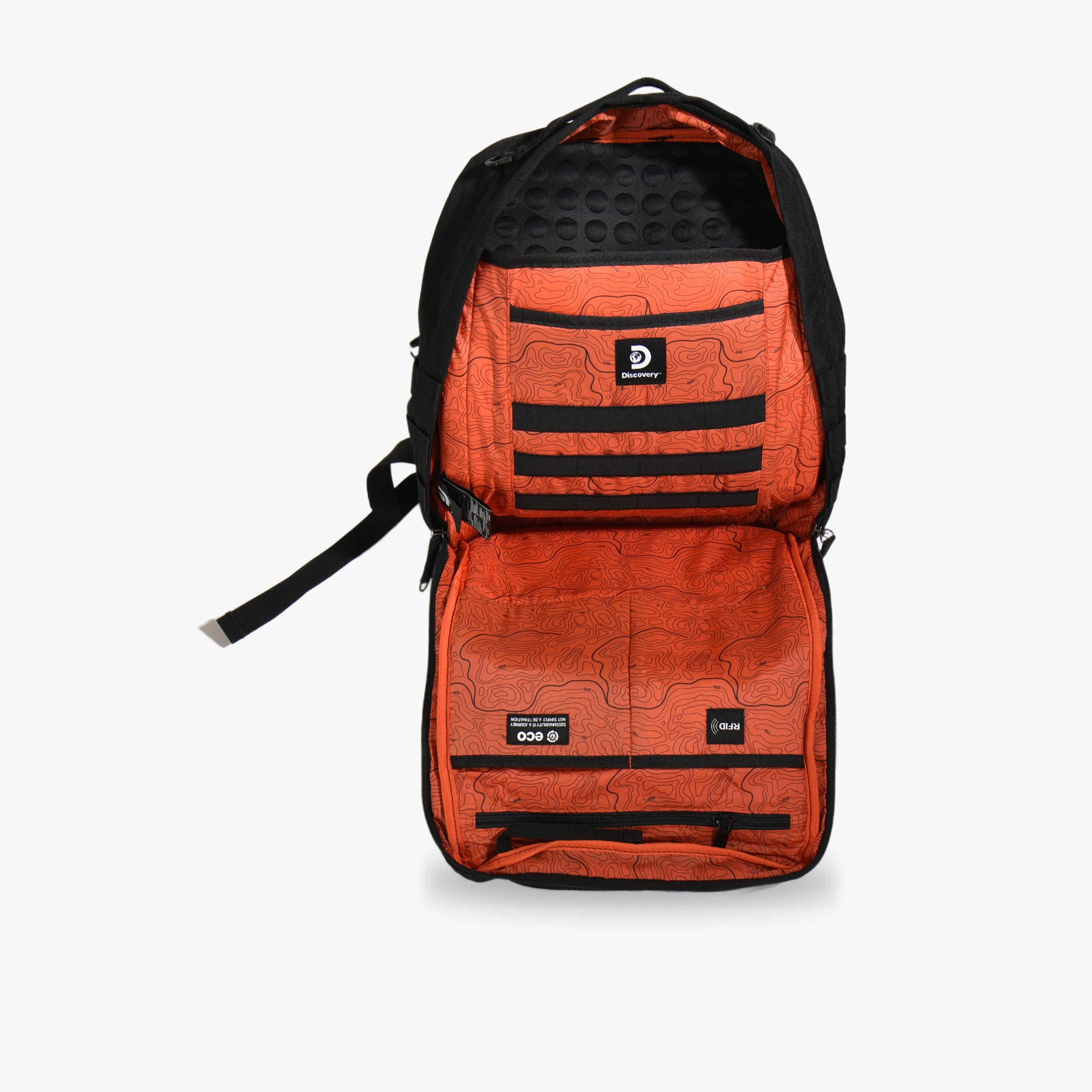 Discovery | 16.5 Inches Backpack, Polyester, Adjustable Strap | D01403-travel-luggagesandbags-backpacks-image-6