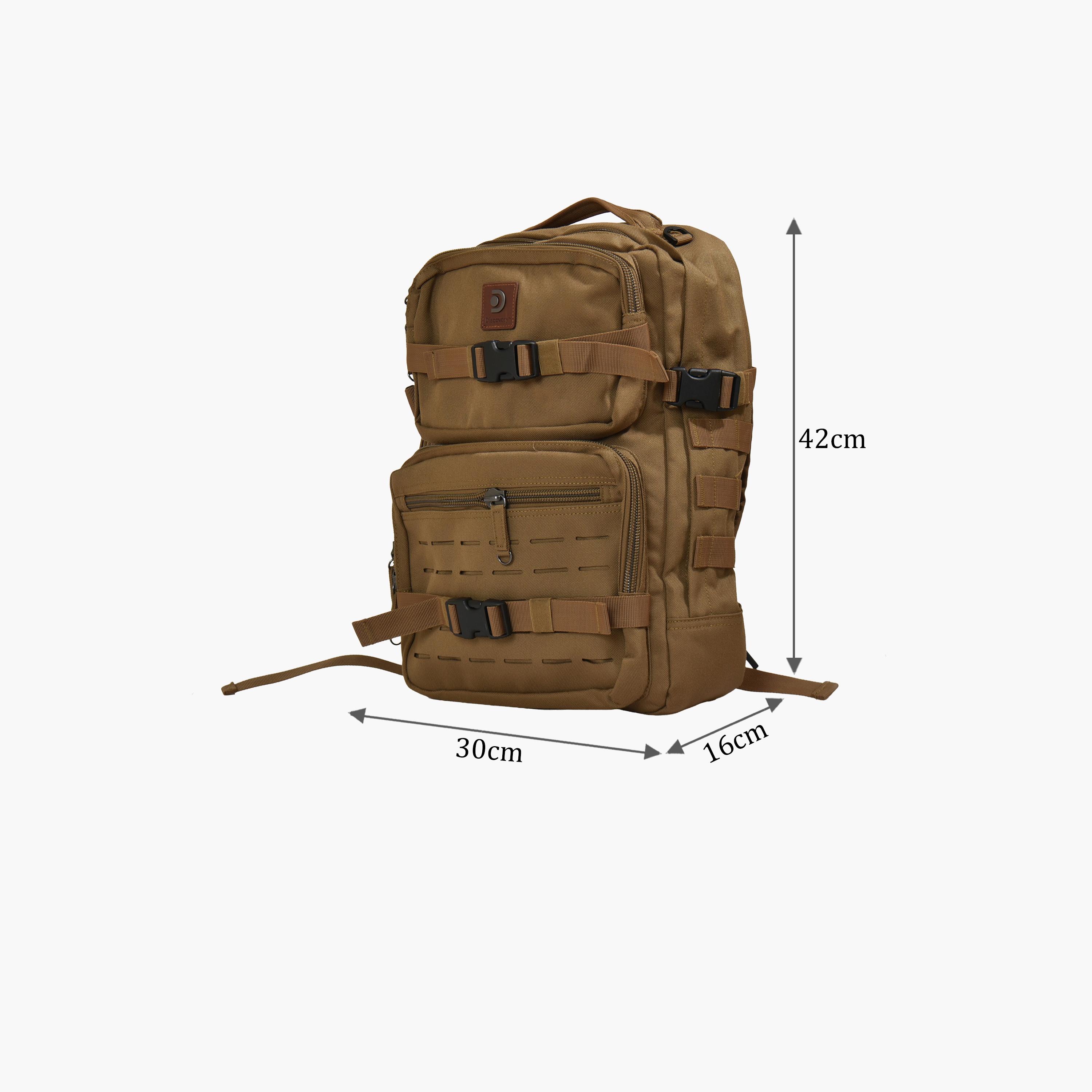 Discovery | 16.5 Inches Backpack, Polyester, Adjustable Strap | D01403-travel-luggagesandbags-backpacks-image-2