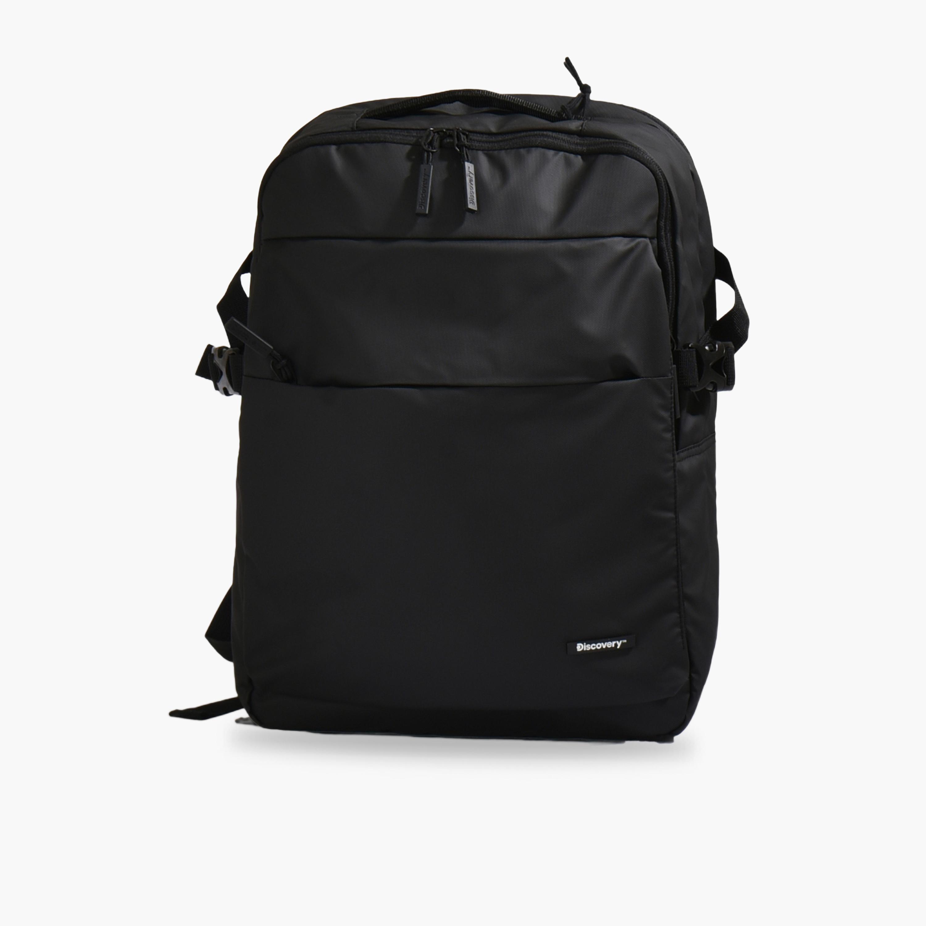 Discovery | 16.5 Inches Backpack, Polyurethane, Adjustable Strap | D03441-travel-luggagesandbags-backpacks-image-1
