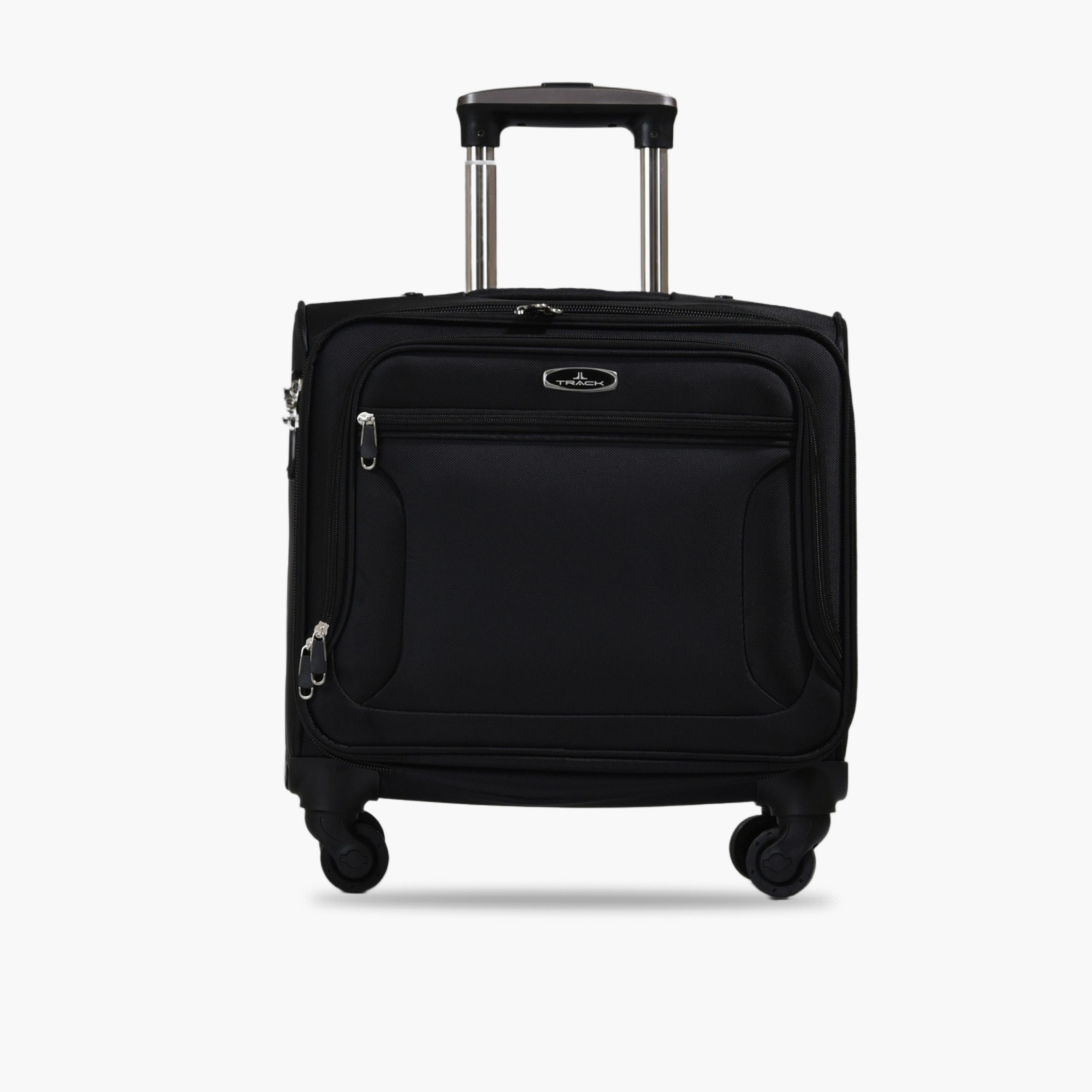 Track 45 CM Small Cabin Textile Soft-Sided 4-Wheeler Spinner Trolley Bag with Combination Lock-travel-luggagesandbags-luggage-image-6