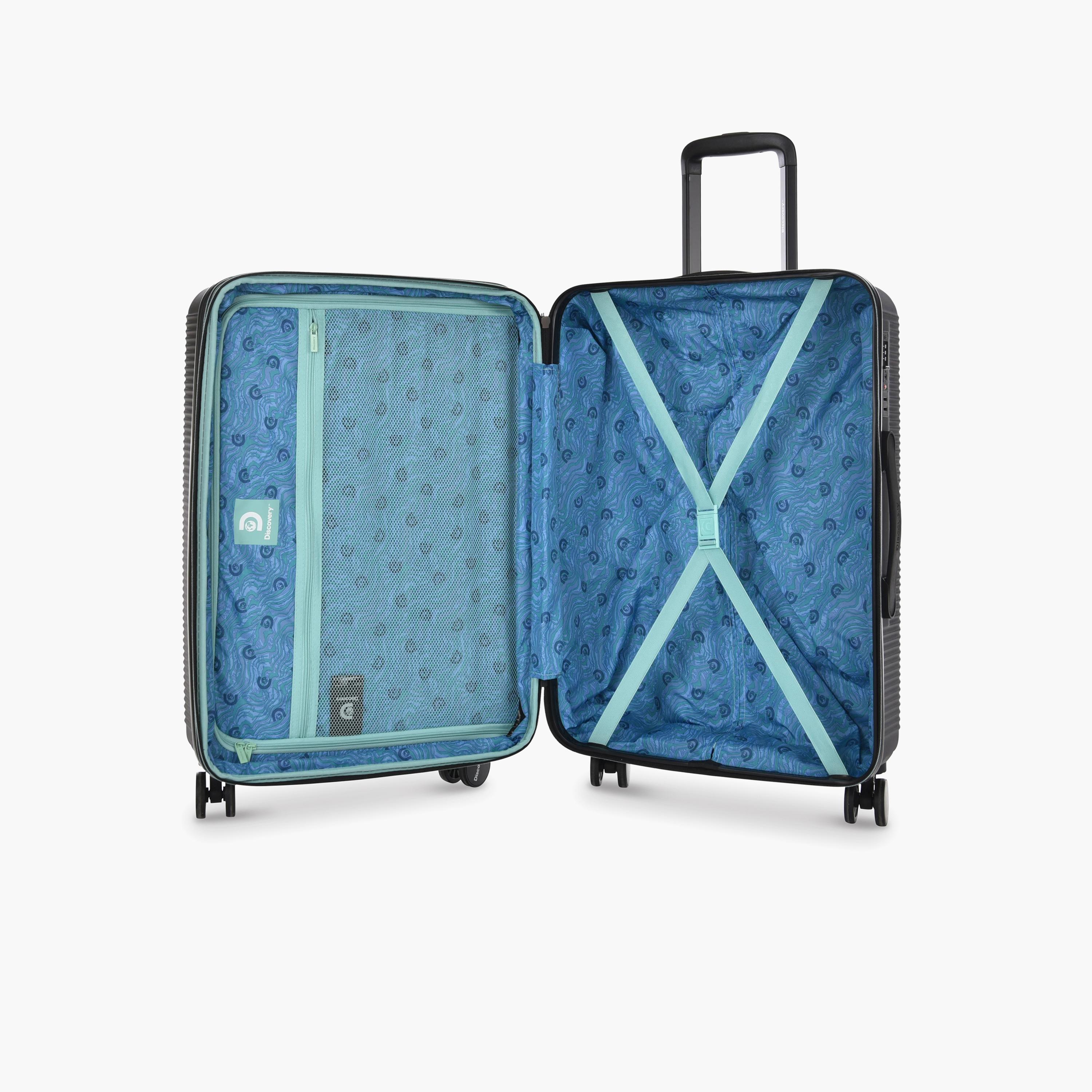 ديسكفري - طقم شنط سفر 3 قطع جوانب ABS صلبة أربع عجلات دوارة قفل TSA-travel-luggagesandbags-luggage-image-3