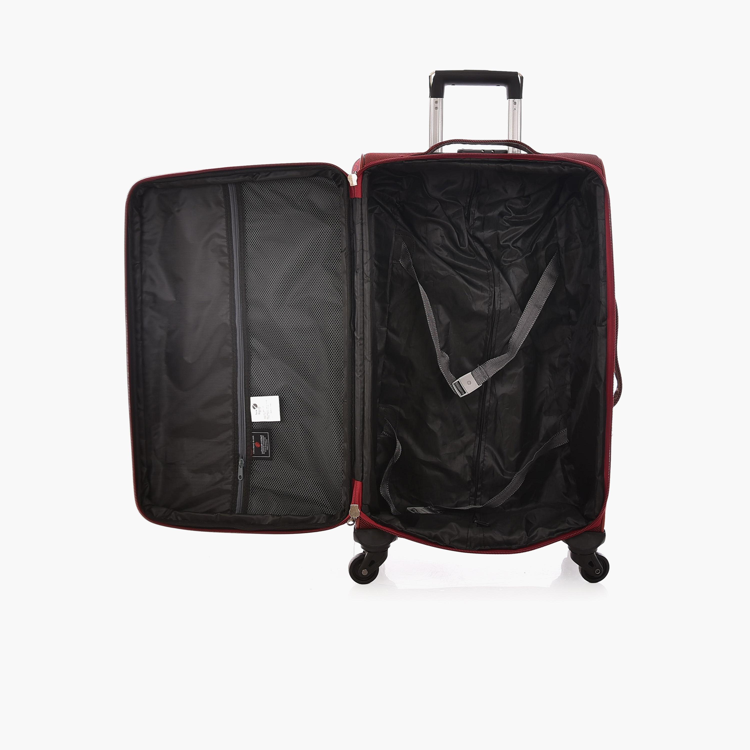 New Travel Set of 3 Textile Soft-Sided 4-Wheeler Spinner Trolley Bags with Combination Lock-travel-luggagesandbags-luggage-image-3