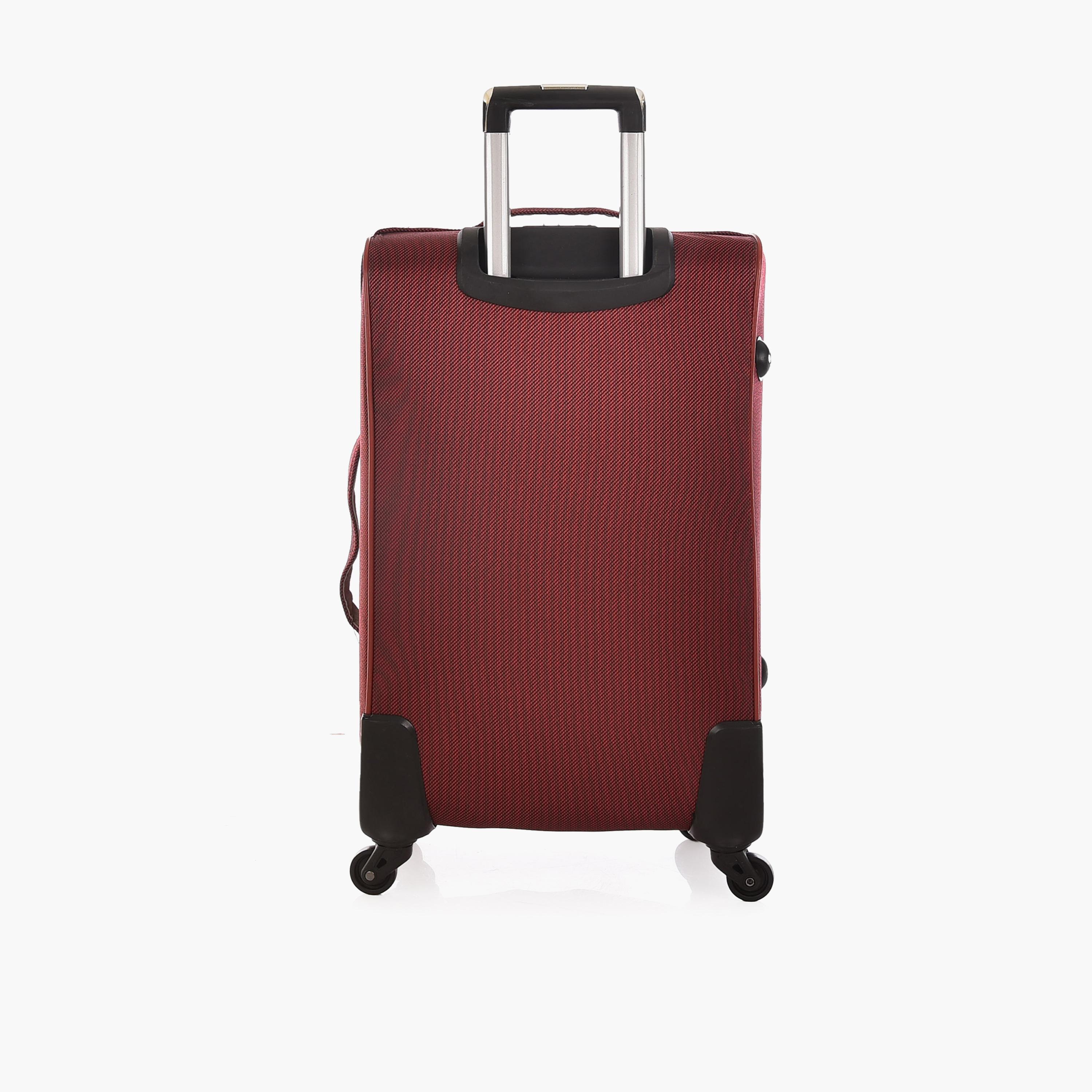 New Travel Set of 3 Textile Soft-Sided 4-Wheeler Spinner Trolley Bags with Combination Lock-travel-luggagesandbags-luggage-image-5