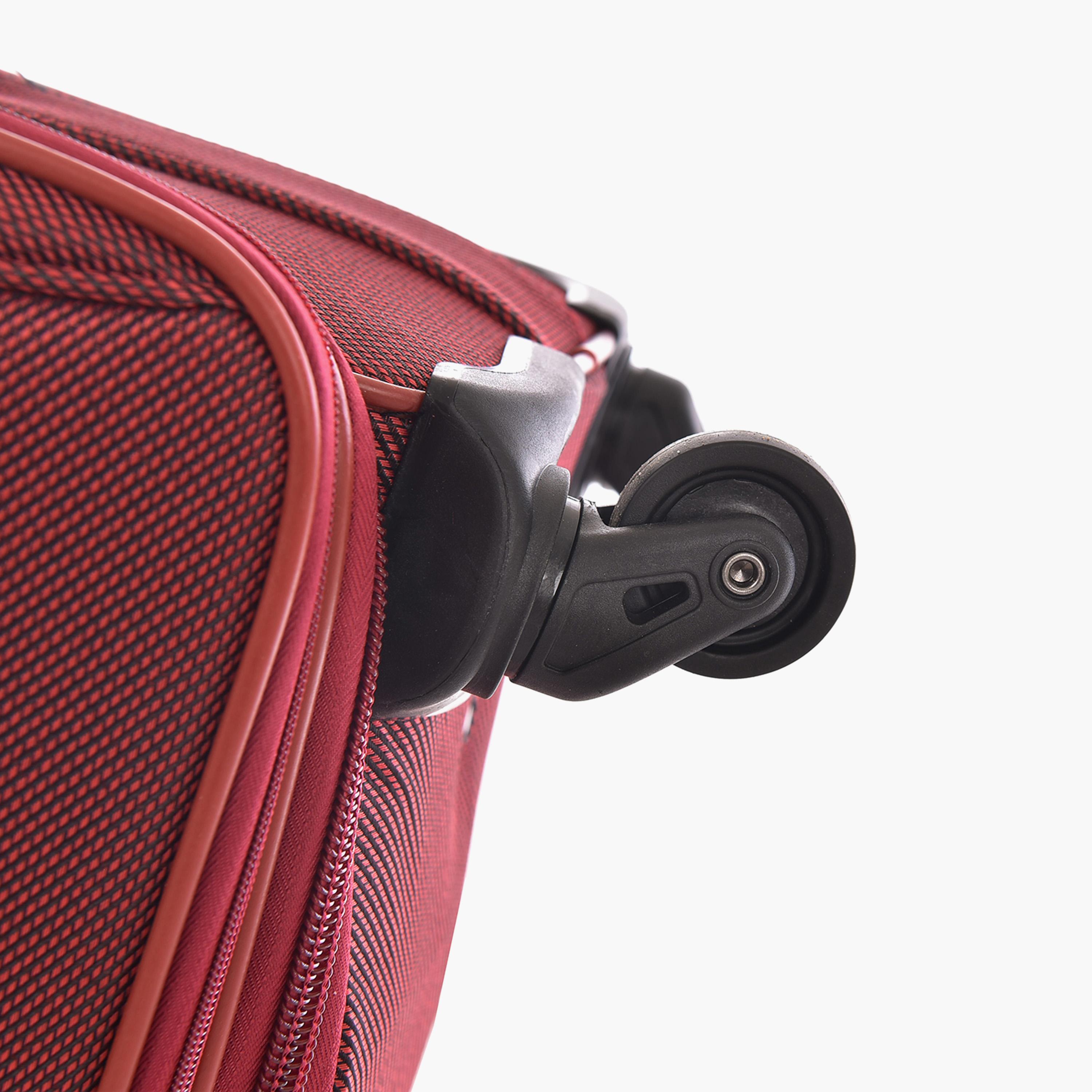 New Travel Set of 3 Textile Soft-Sided 4-Wheeler Spinner Trolley Bags with Combination Lock-travel-luggagesandbags-luggage-image-7