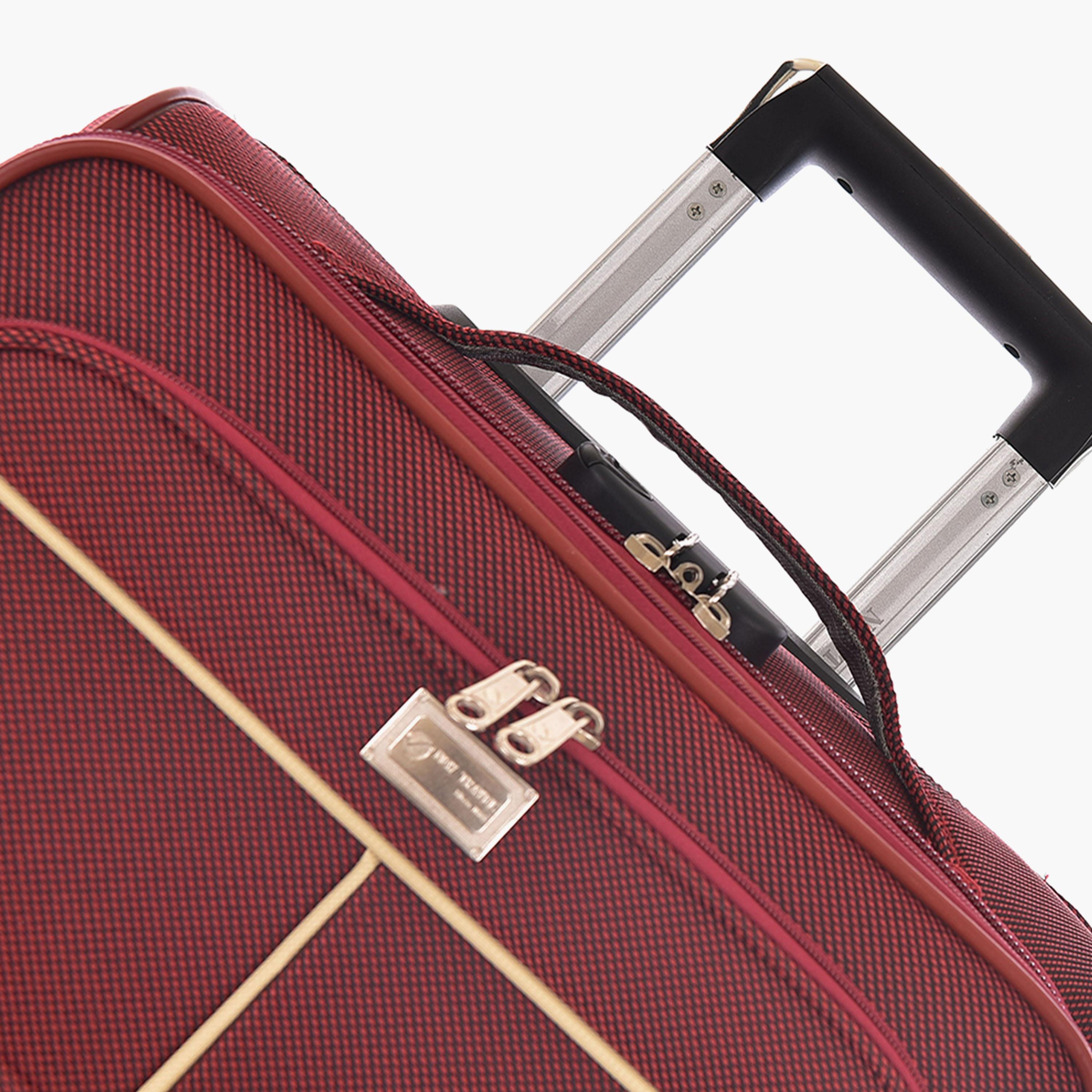 New Travel Set of 3 Textile Soft-Sided 4-Wheeler Spinner Trolley Bags with Combination Lock-travel-luggagesandbags-luggage-image-9