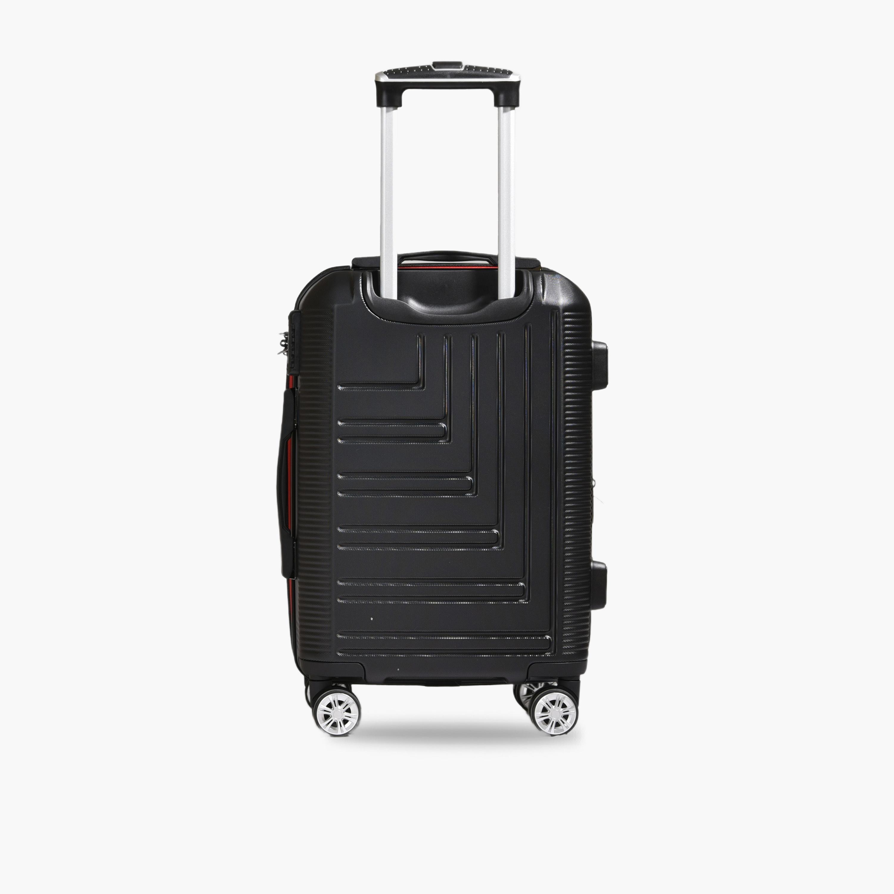 Track Set of 2 ABS Hard-Sided 4-Wheeler Spinner Trolley Bags with TSA Lock-travel-luggagesandbags-luggage-image-5