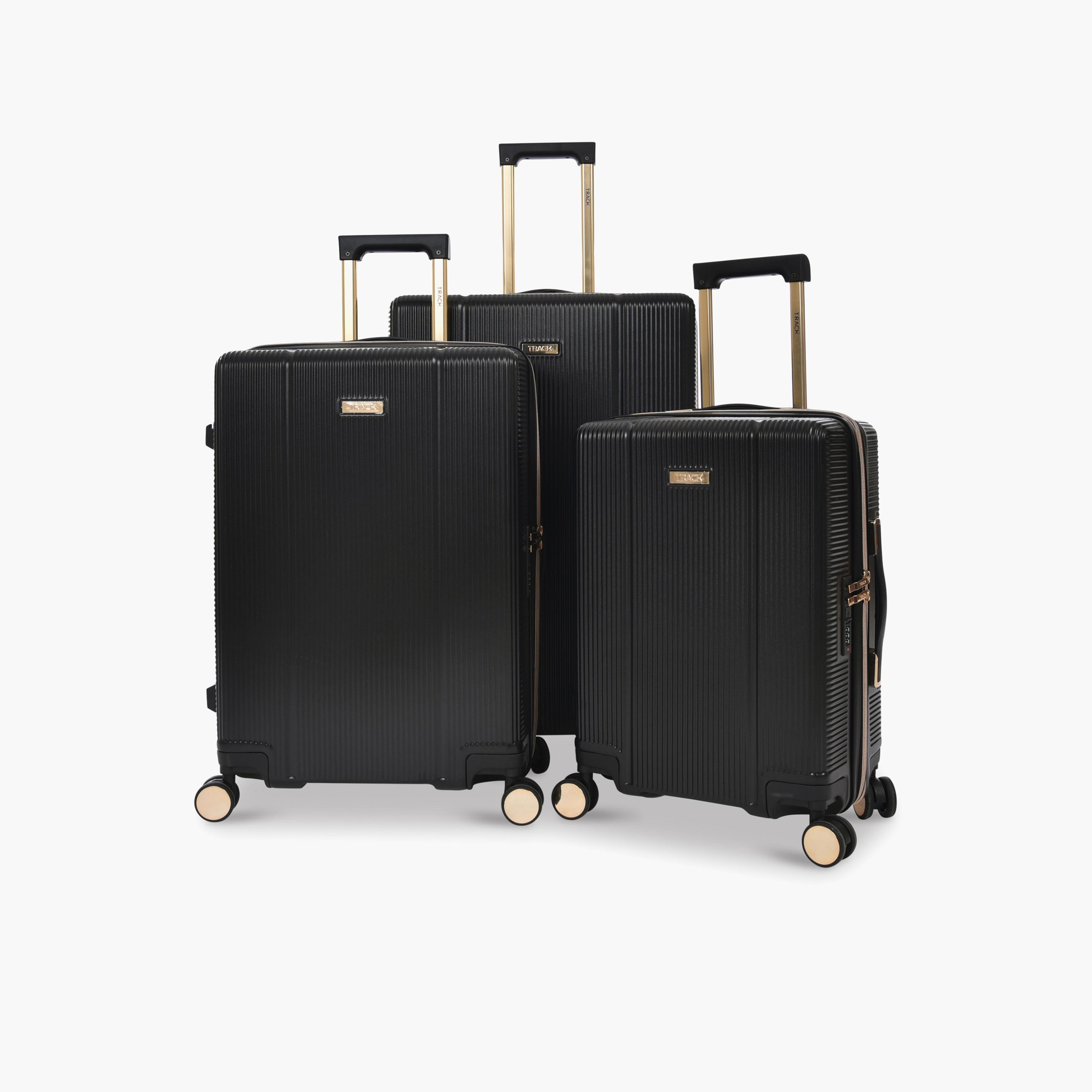 تراك - طقم شنط سفر 3 قطع جوانب ABS صلبة أربع عجلات دوارة قفل برقم سري-travel-luggagesandbags-luggage-image-1