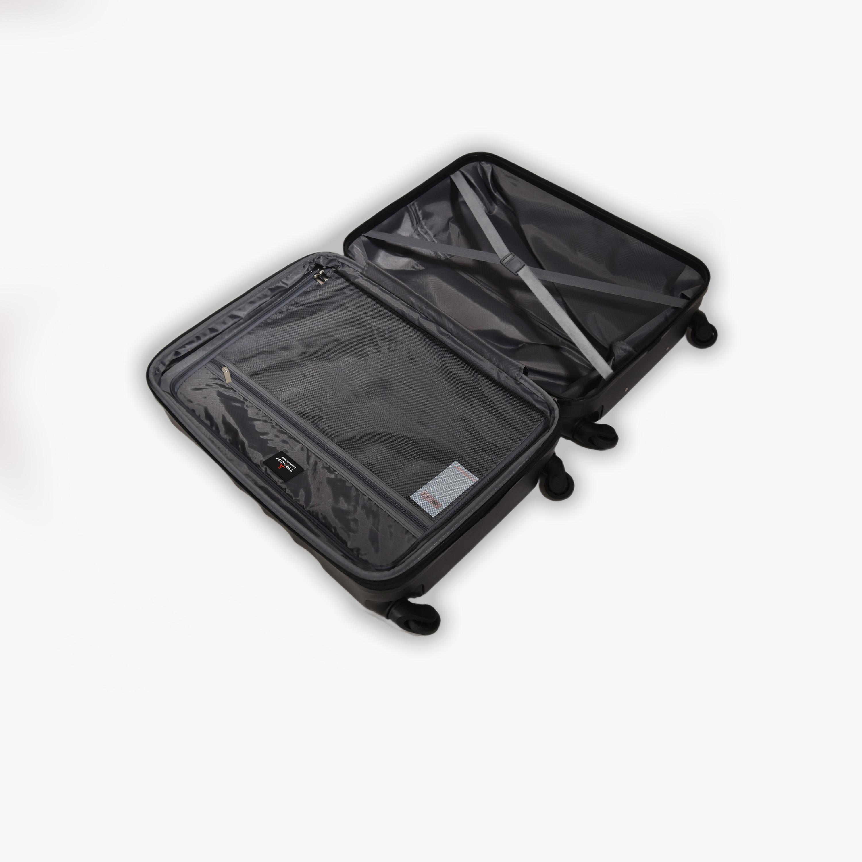 Track Set of 4 ABS Hard-Sided 4-Wheeler Spinner Trolley Bags with Combination Lock-travel-luggagesandbags-luggage-image-3