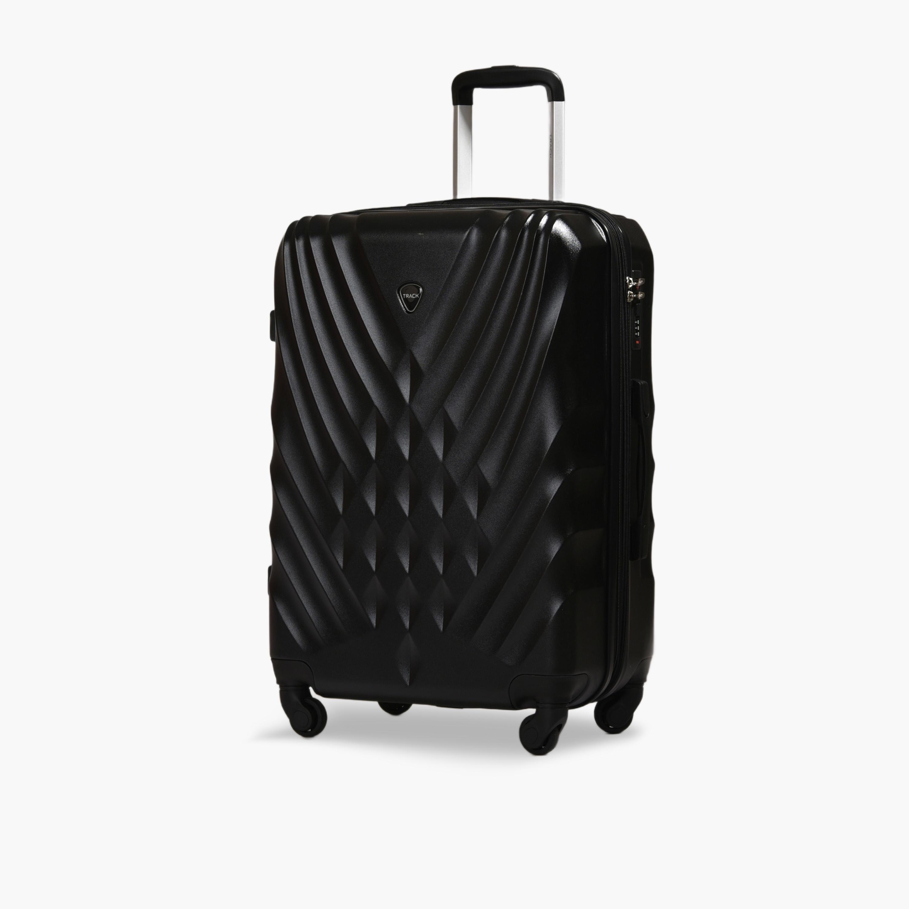 Track Set of 4 ABS Hard-Sided 4-Wheeler Spinner Trolley Bags with Combination Lock-travel-luggagesandbags-luggage-image-6
