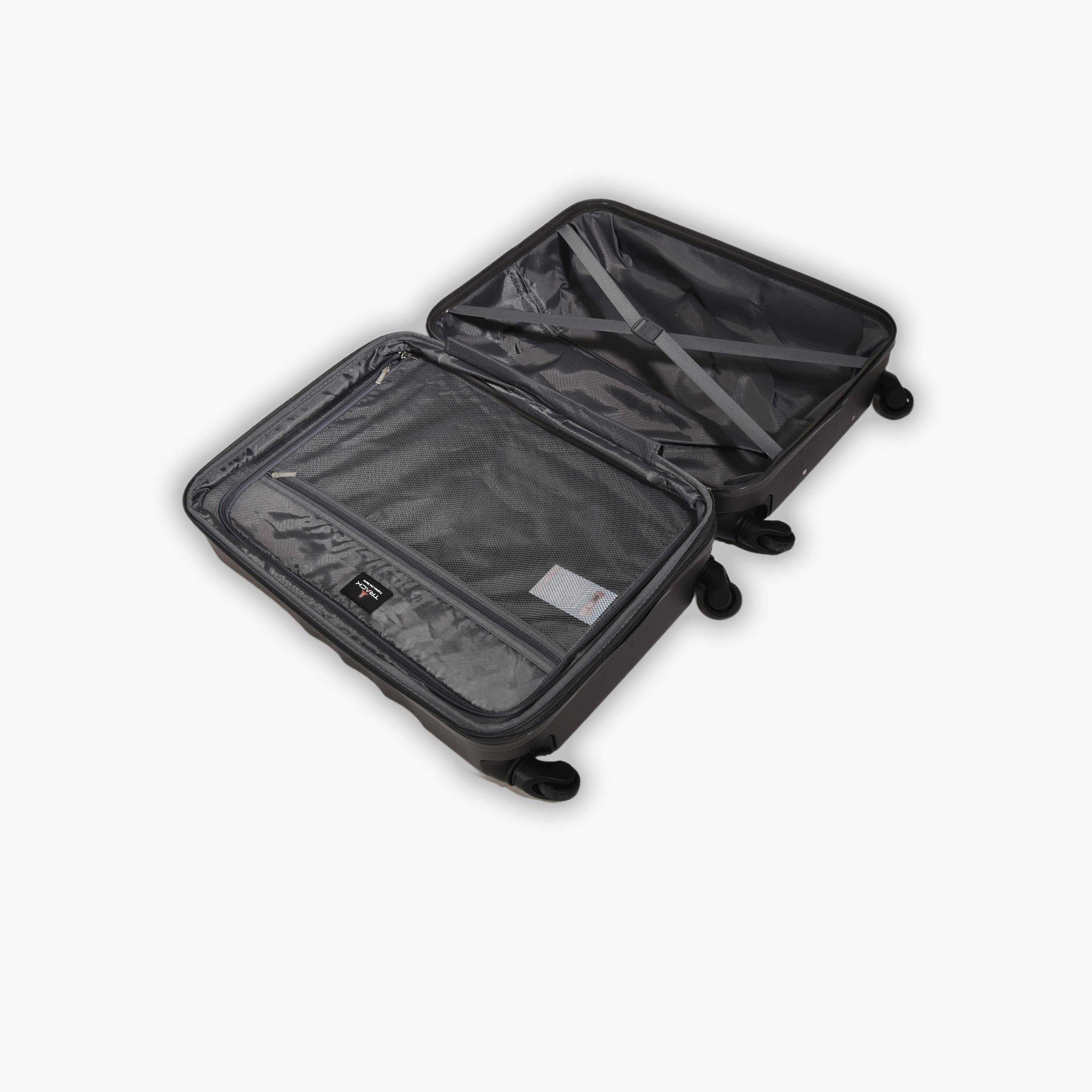 Track Set of 4 ABS Hard-Sided 4-Wheeler Spinner Trolley Bags with Combination Lock-travel-luggagesandbags-luggage-image-3