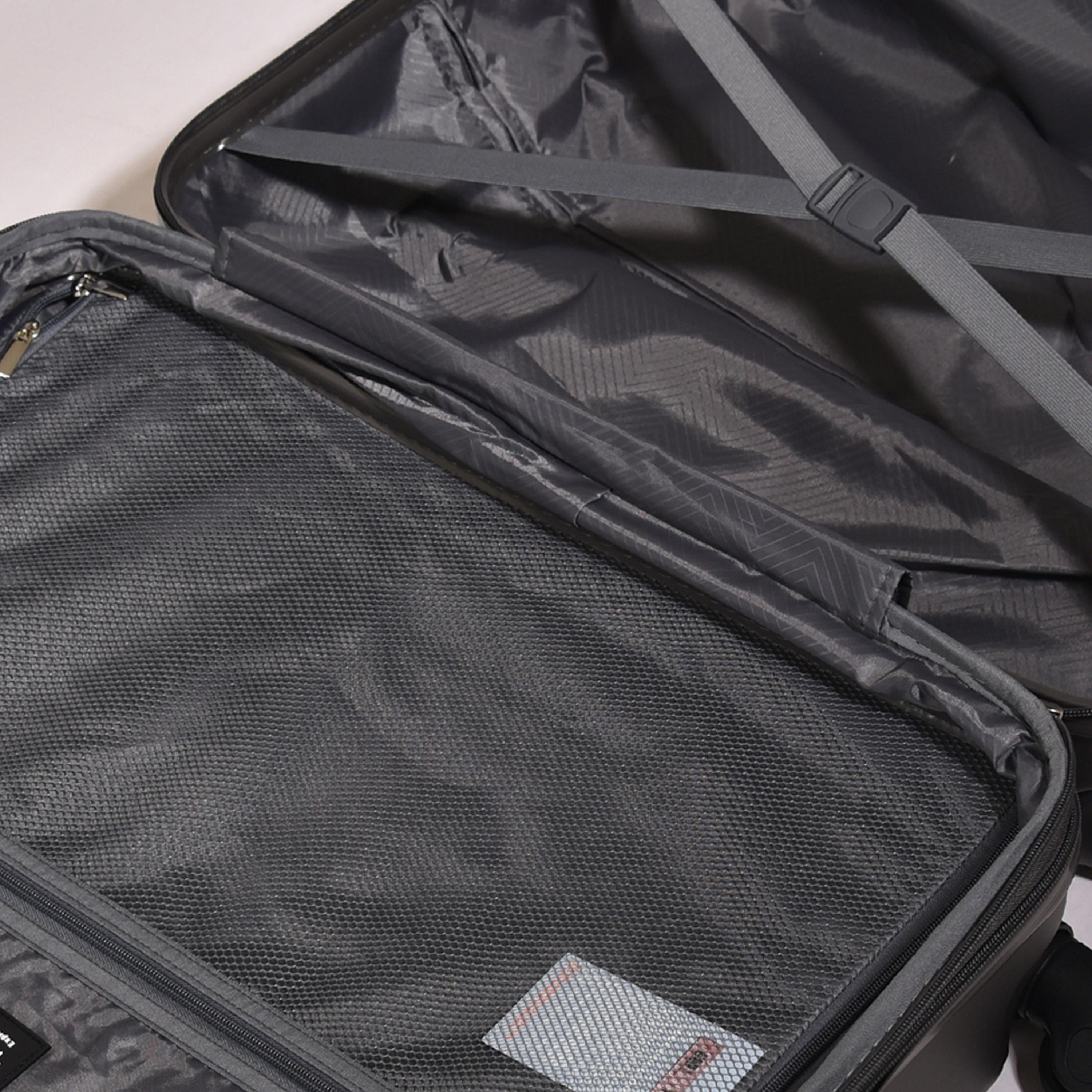 Track Set of 4 ABS Hard-Sided 4-Wheeler Spinner Trolley Bags with Combination Lock-travel-luggagesandbags-luggage-image-5