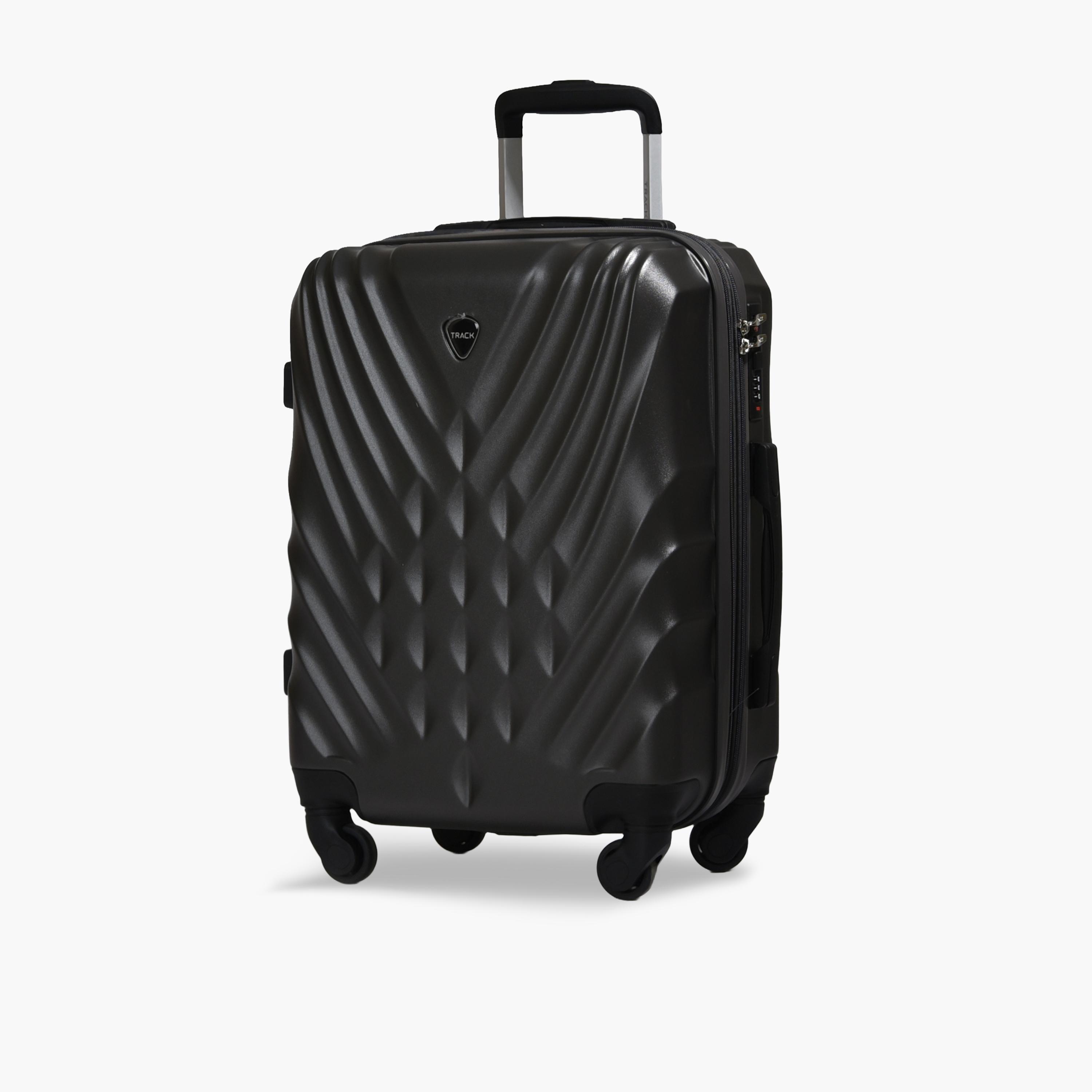 Track Set of 4 ABS Hard-Sided 4-Wheeler Spinner Trolley Bags with Combination Lock-travel-luggagesandbags-luggage-image-6