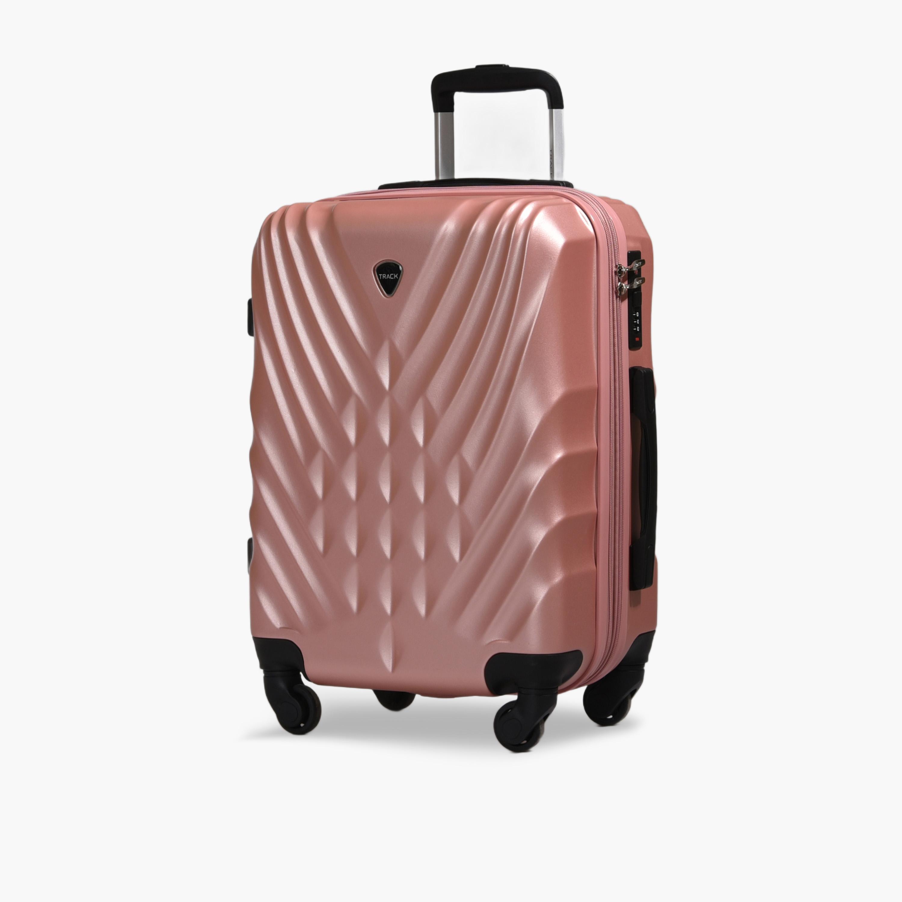 Track Set of 4 ABS Hard-Sided 4-Wheeler Spinner Trolley Bags with Combination Lock-travel-luggagesandbags-luggage-image-6