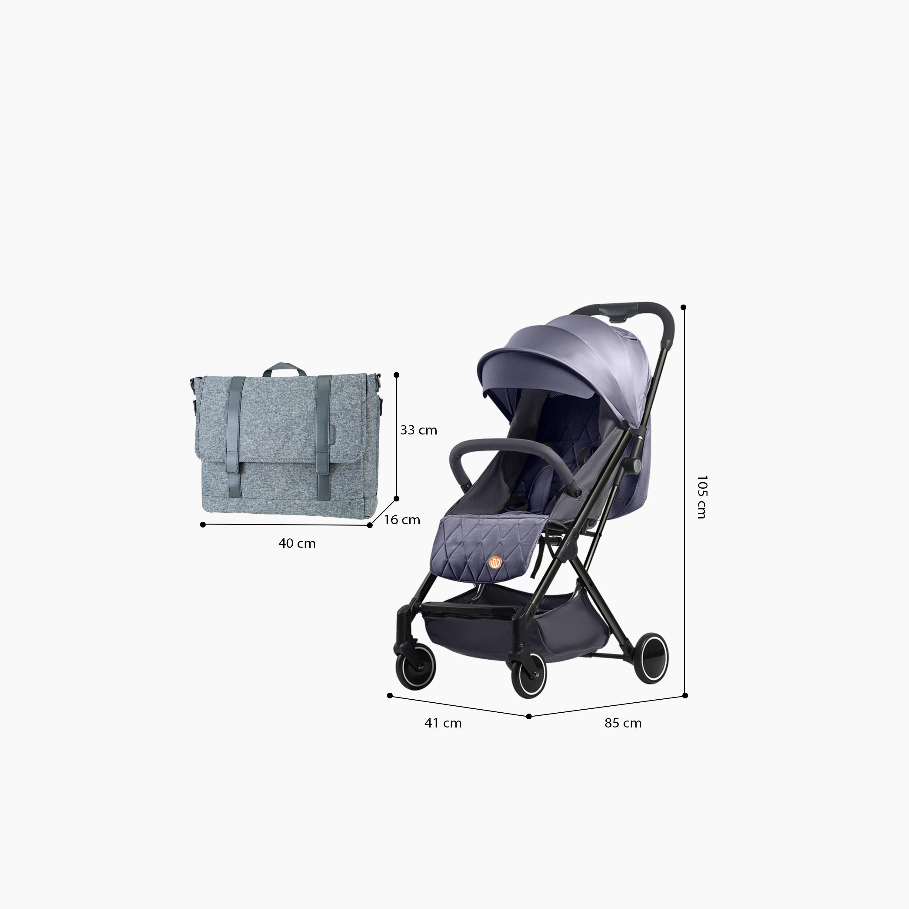 Teknum Travel Lite Stroller with Diaper Bag and Changing Mat-baby-gear-strollersandprams-strollers-image-20