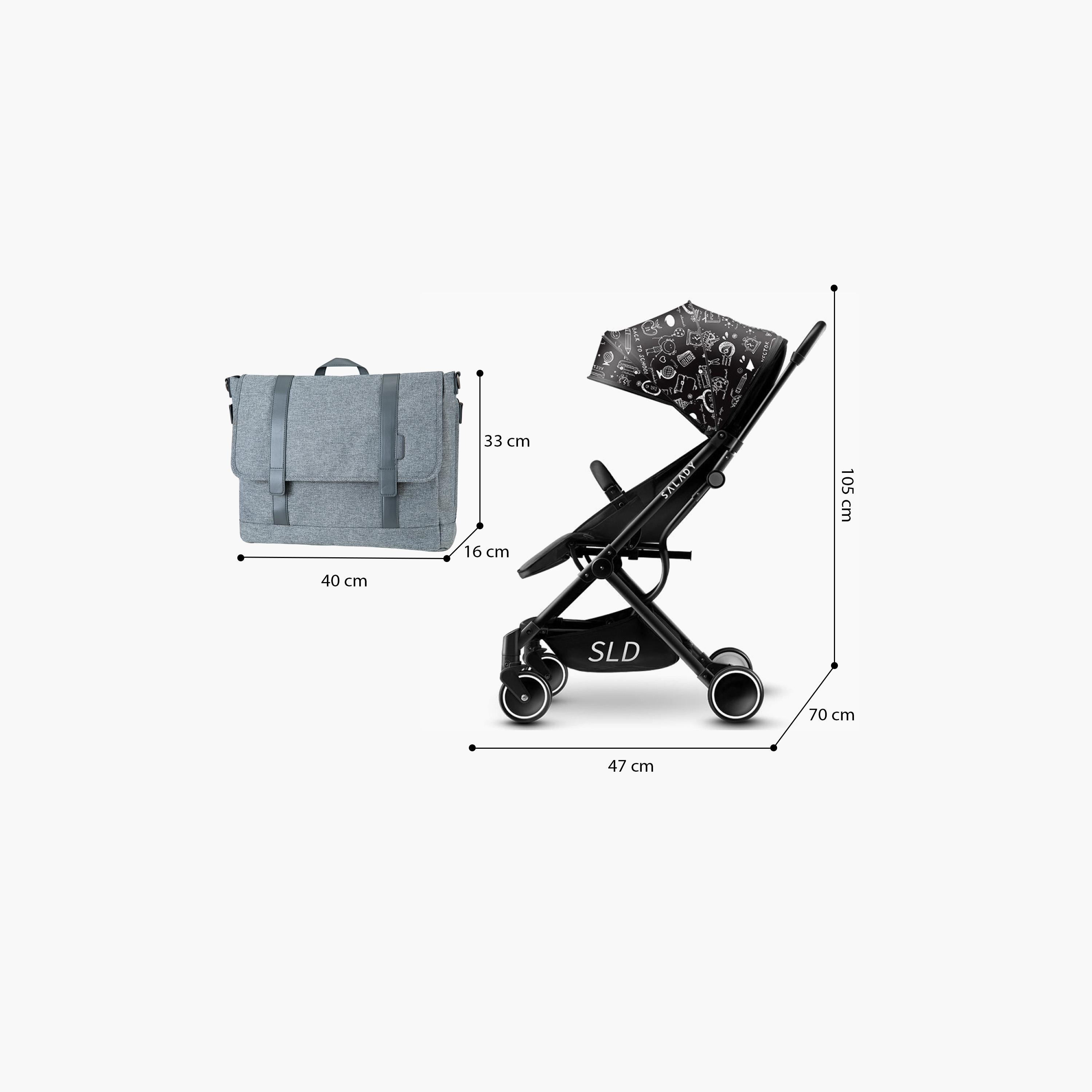Teknum Travel Lite Stroller with Diaper Bag and Changing Mat-baby-gear-strollersandprams-strollers-image-15