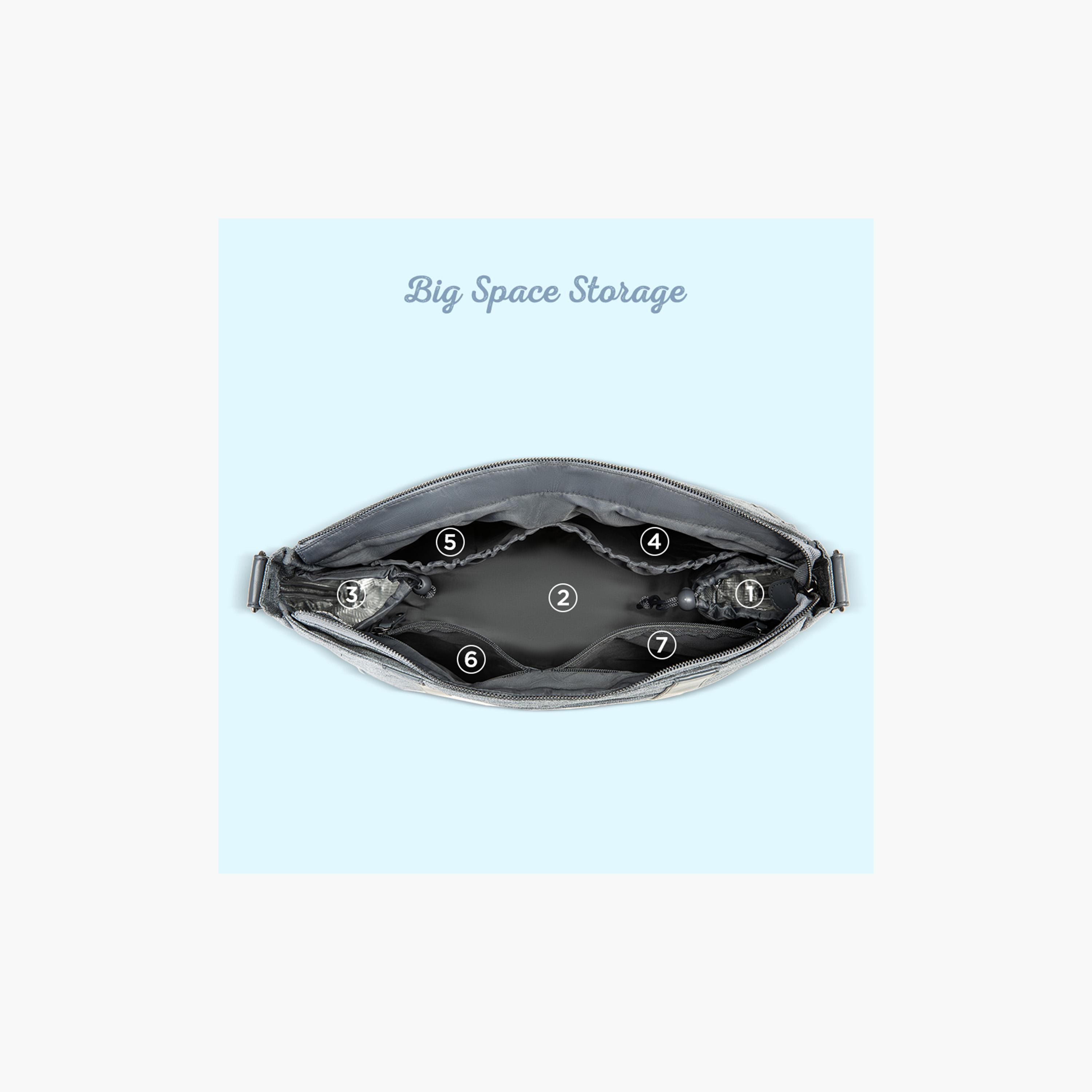 عربة أطفال ترافل لايت مع حقيبة حفاضات ومفرش تغيير من تكنم-baby-gear-strollersandprams-strollers-image-11