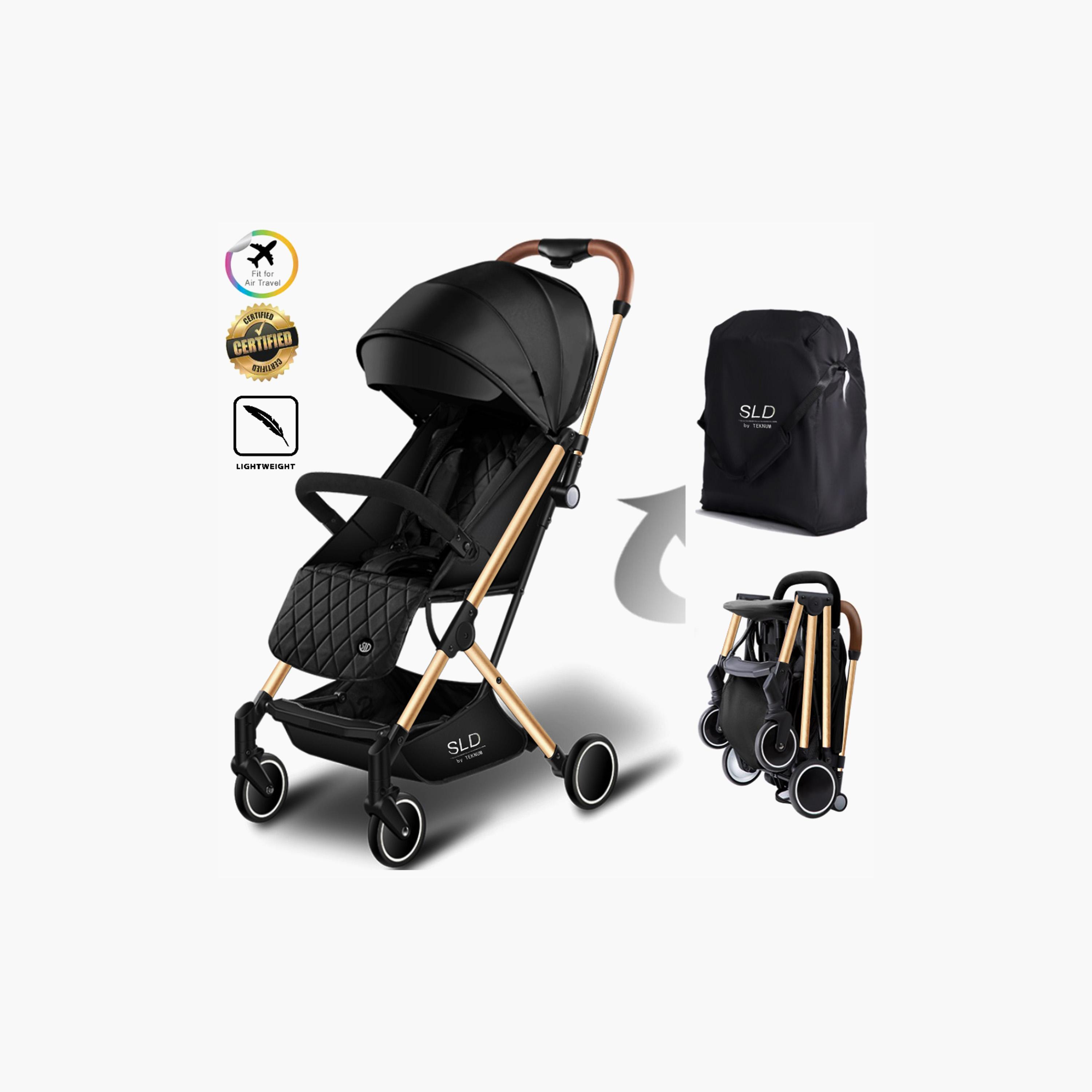 عربة أطفال ترافل لايت مع حقيبة حفاضات ومفرش تغيير من تكنم-baby-gear-strollersandprams-strollers-image-17