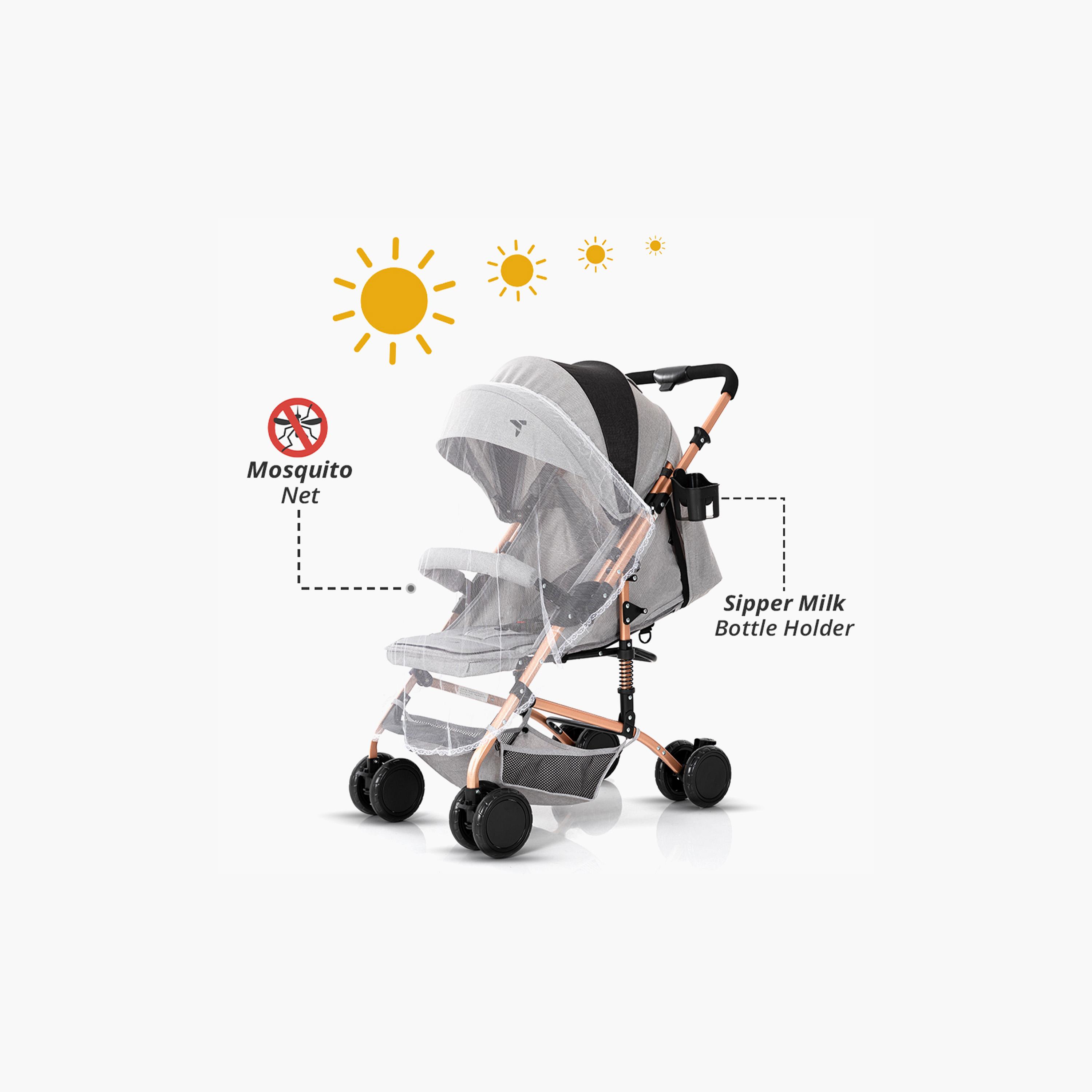 Teknum Reversible Trip Stroller with Diaper Bag-baby-gear-strollersandprams-strollers-image-17