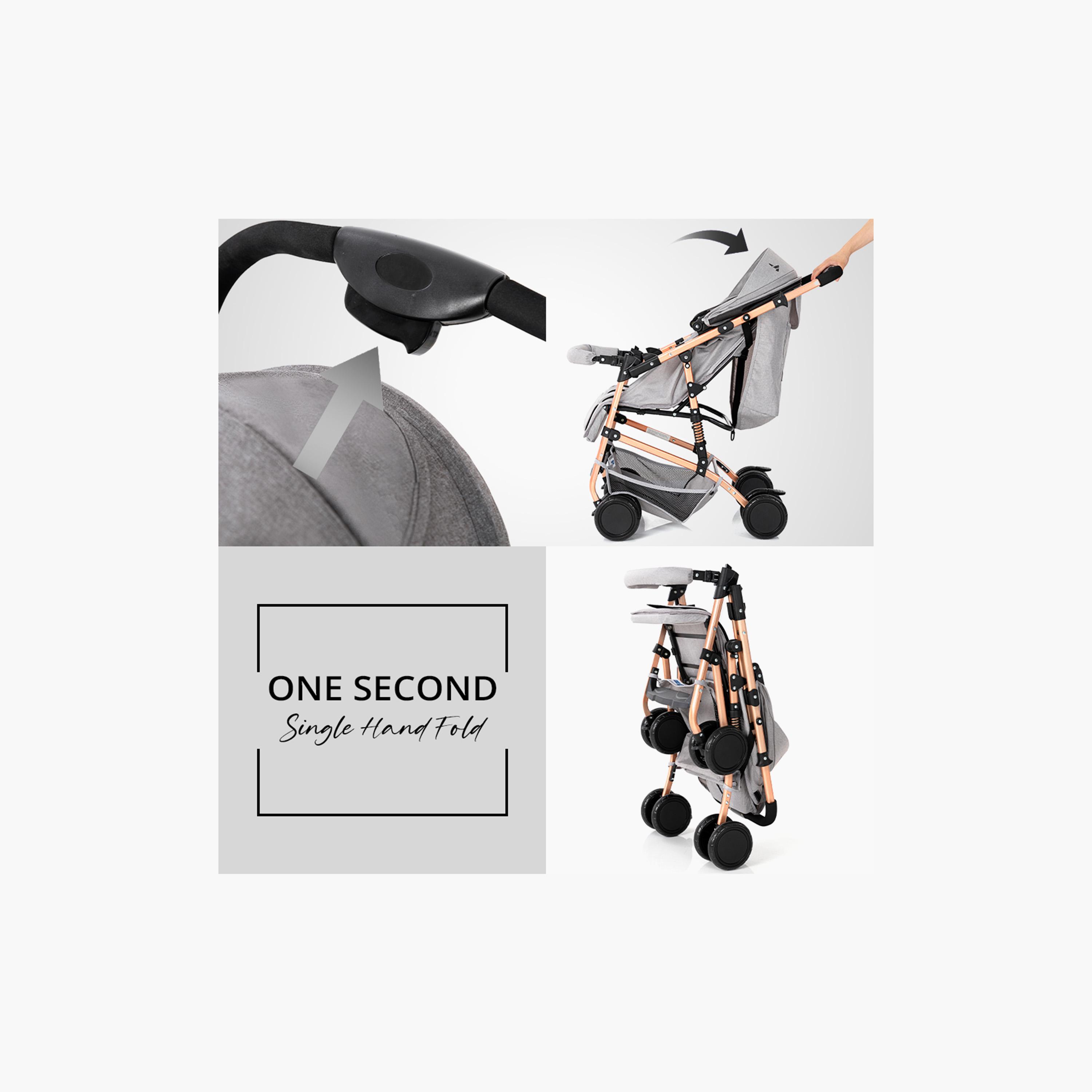 Teknum Reversible Trip Stroller with Diaper Bag-baby-gear-strollersandprams-strollers-image-3
