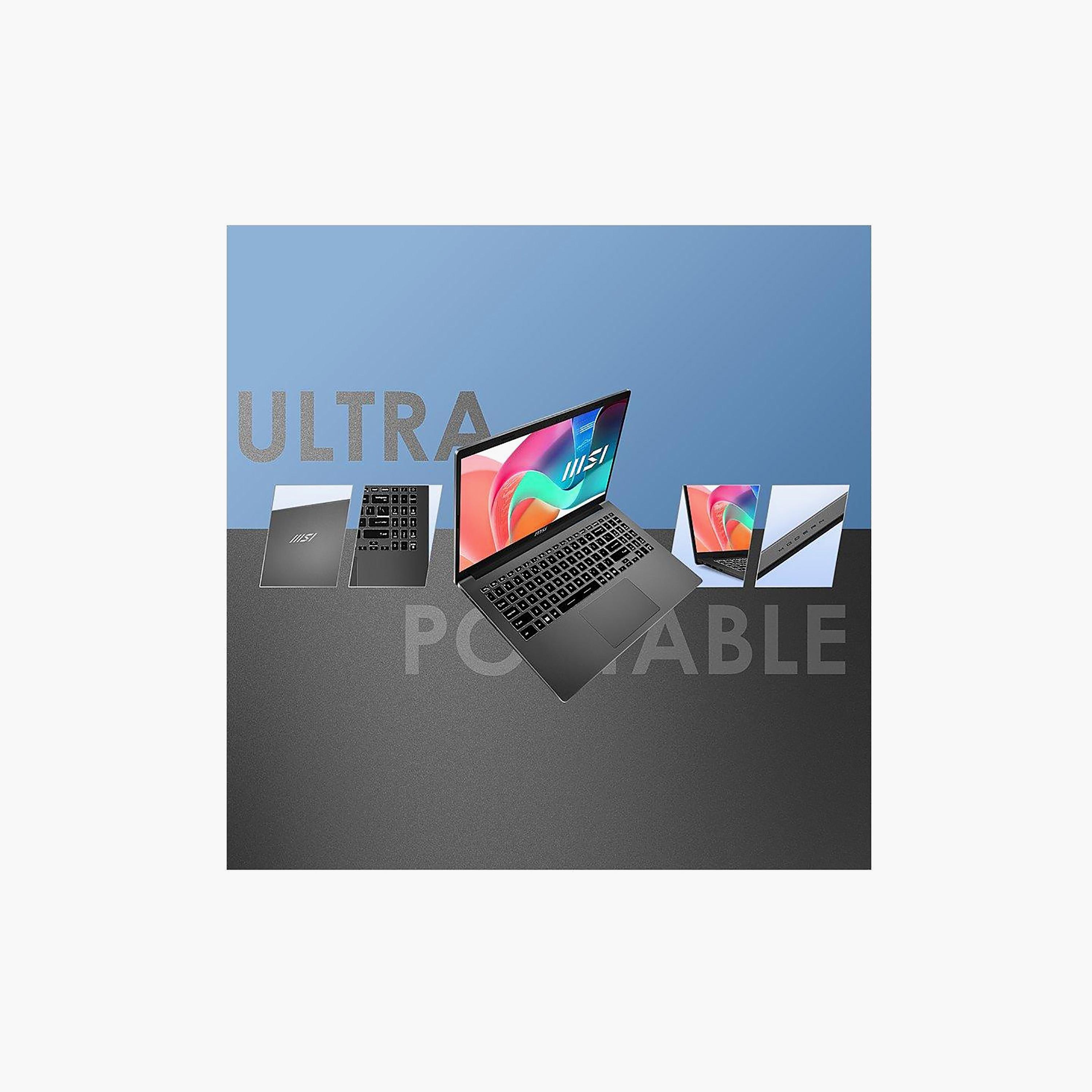 لاب توب مودرن 14 إنتل كور 7 150U رام 16GB سعة 512GB شاشة 14" FHD ويندوز 11 هوم من إم إس إي-electronics-laptops-image-9