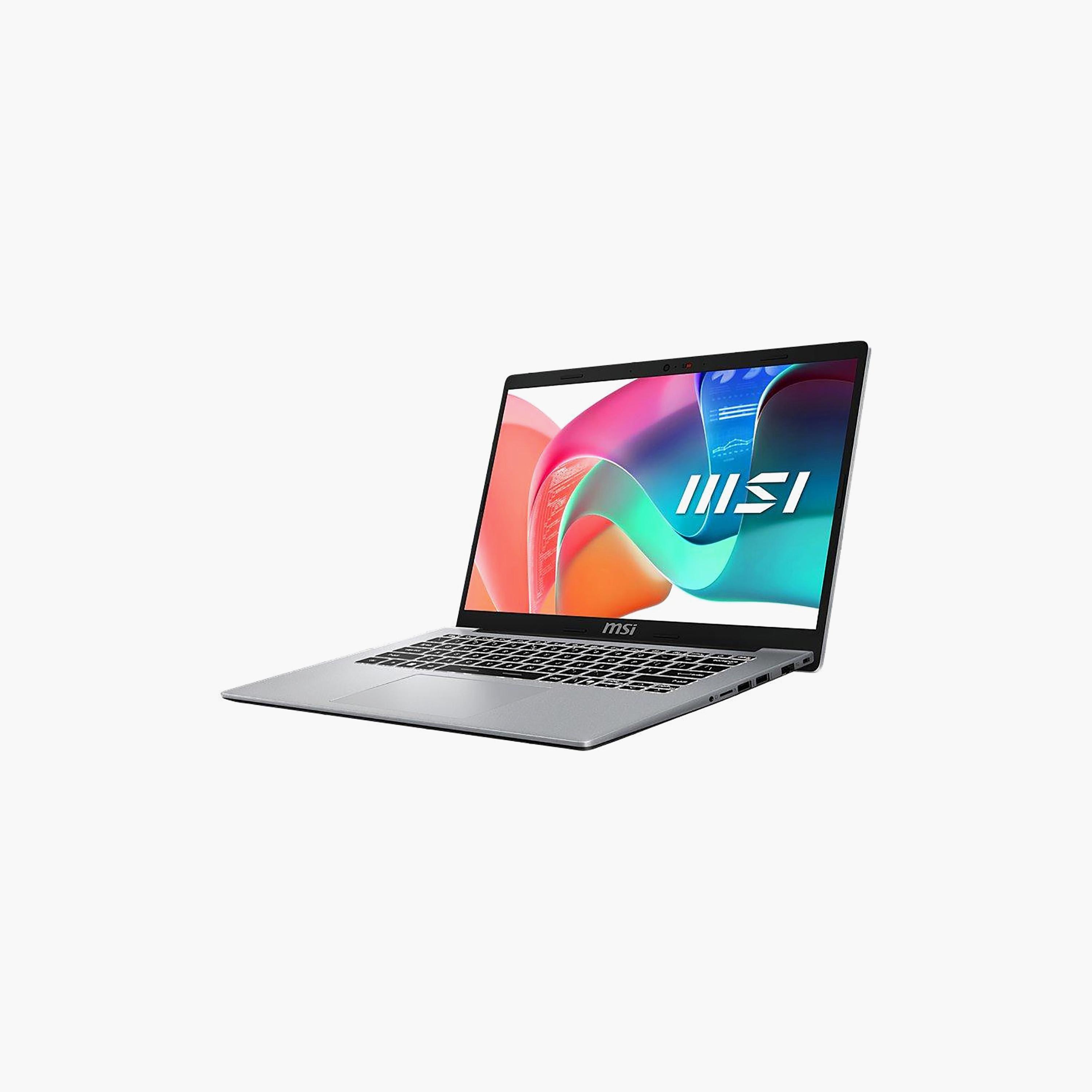 لاب توب مودرن 14 إنتل كور 5 120U رام 16GB سعة 512GB شاشة 14" FHD ويندوز 11 فضي من إم إس إي-electronics-laptops-image-2