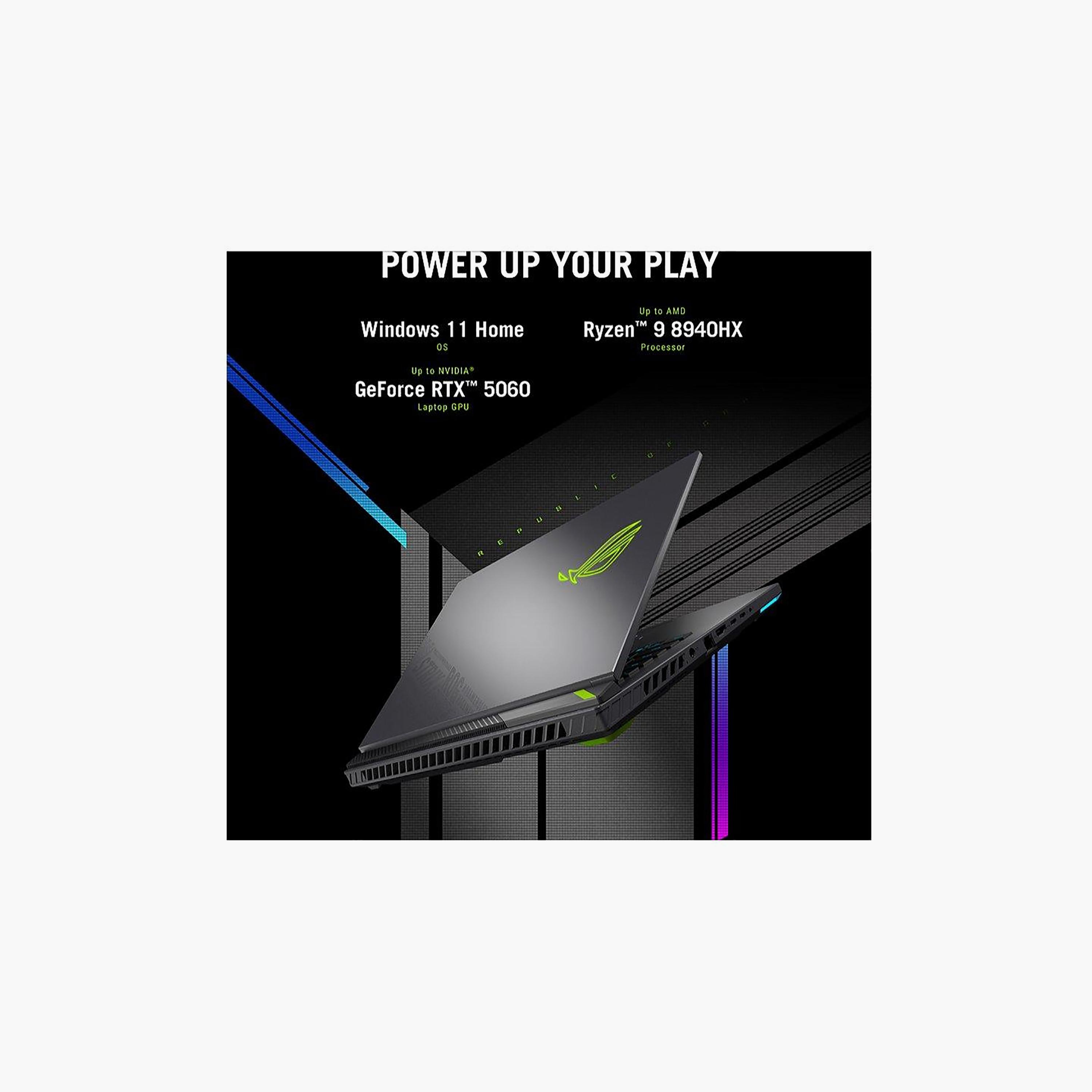 Asus ROG Strix G16 Ryzen 9 DDR5 16GB 1TB SSD RTX 5060 8GB GDDR7 16-inch Gray | G614PM-TS185W-PROMO_EMAX_AE_ENBD_131026-image-10