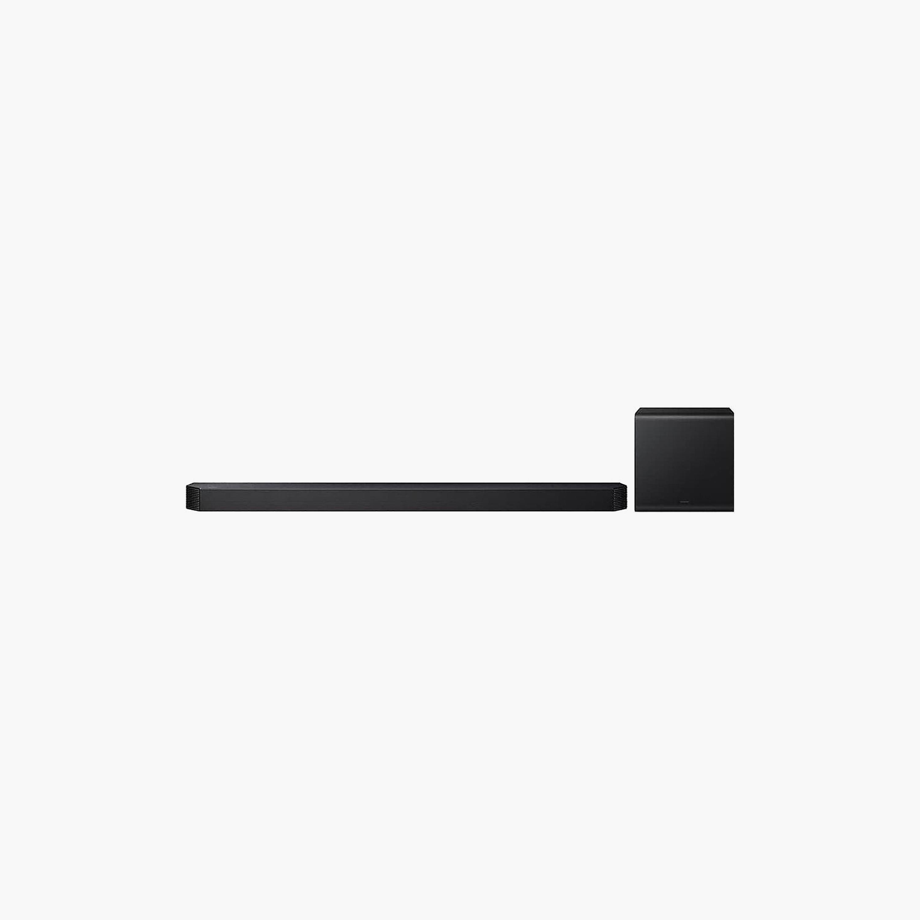 ساوند بار السلسلة Q بحجم 5.1.2 قناة مع مكبر صوت فرعي (سبووفر) أسود من سامسونج-electronics-speakers-image-4