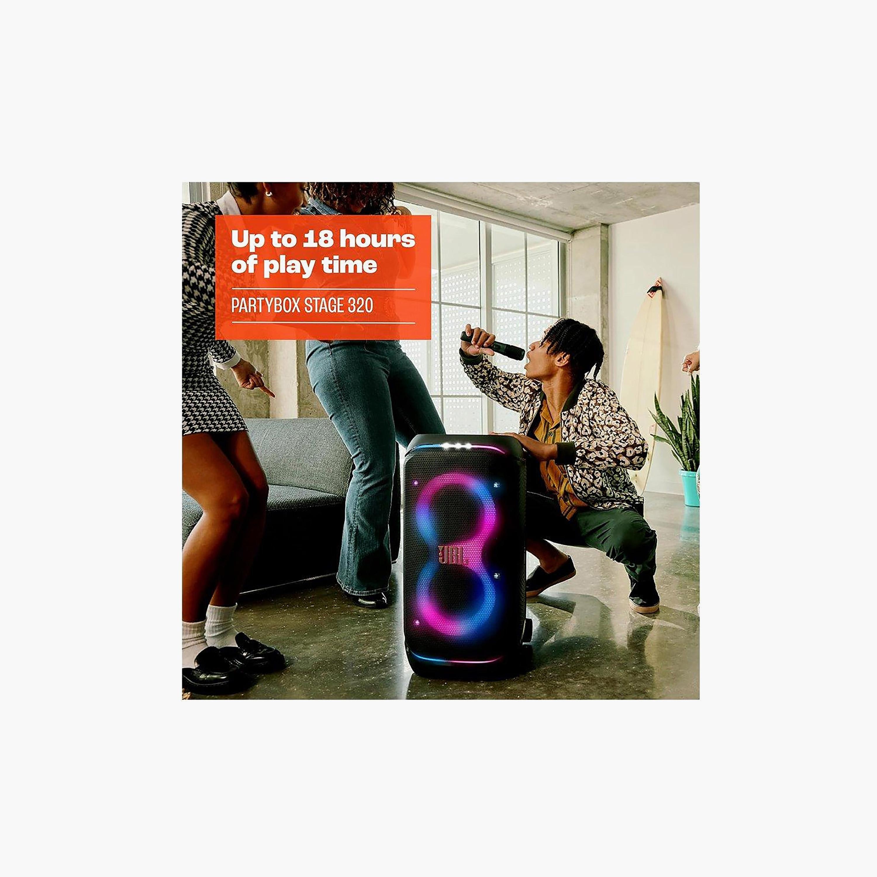 JBL PartyBox Stage 320 Portable Party Speaker with Wheels and Wireless Microphone | JBLPBSTAGE320-PROMO_EMAX_AE_ADIB_240926-image-6