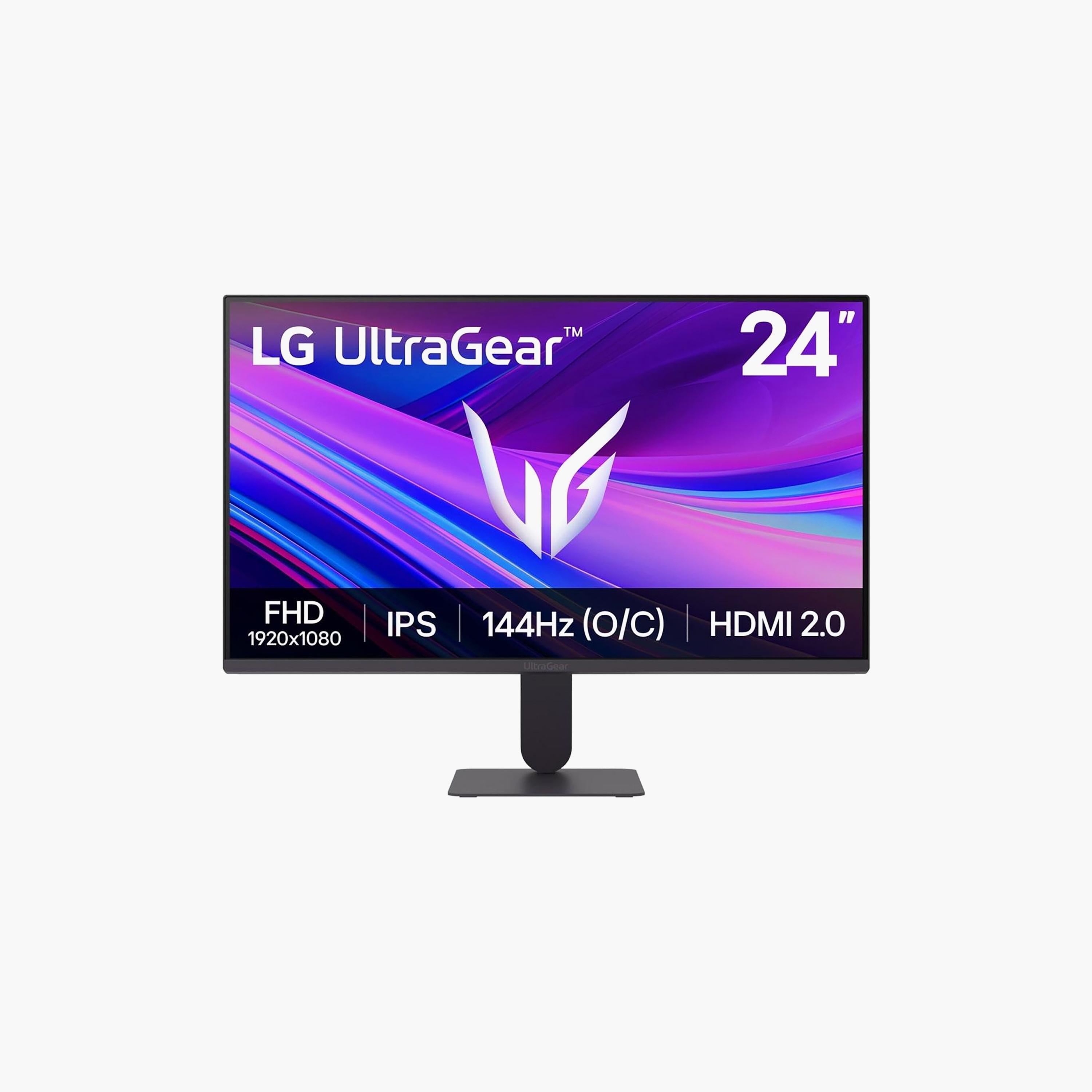 شاشة ألعاب 24G4 بدقة FHD وتردد 144 هرتز مع لوحة IPS وزمن استجابة 1 مللي ثانية LG-24G411A-B من إل جي-electronics-accessories-computeraccesories-image-1