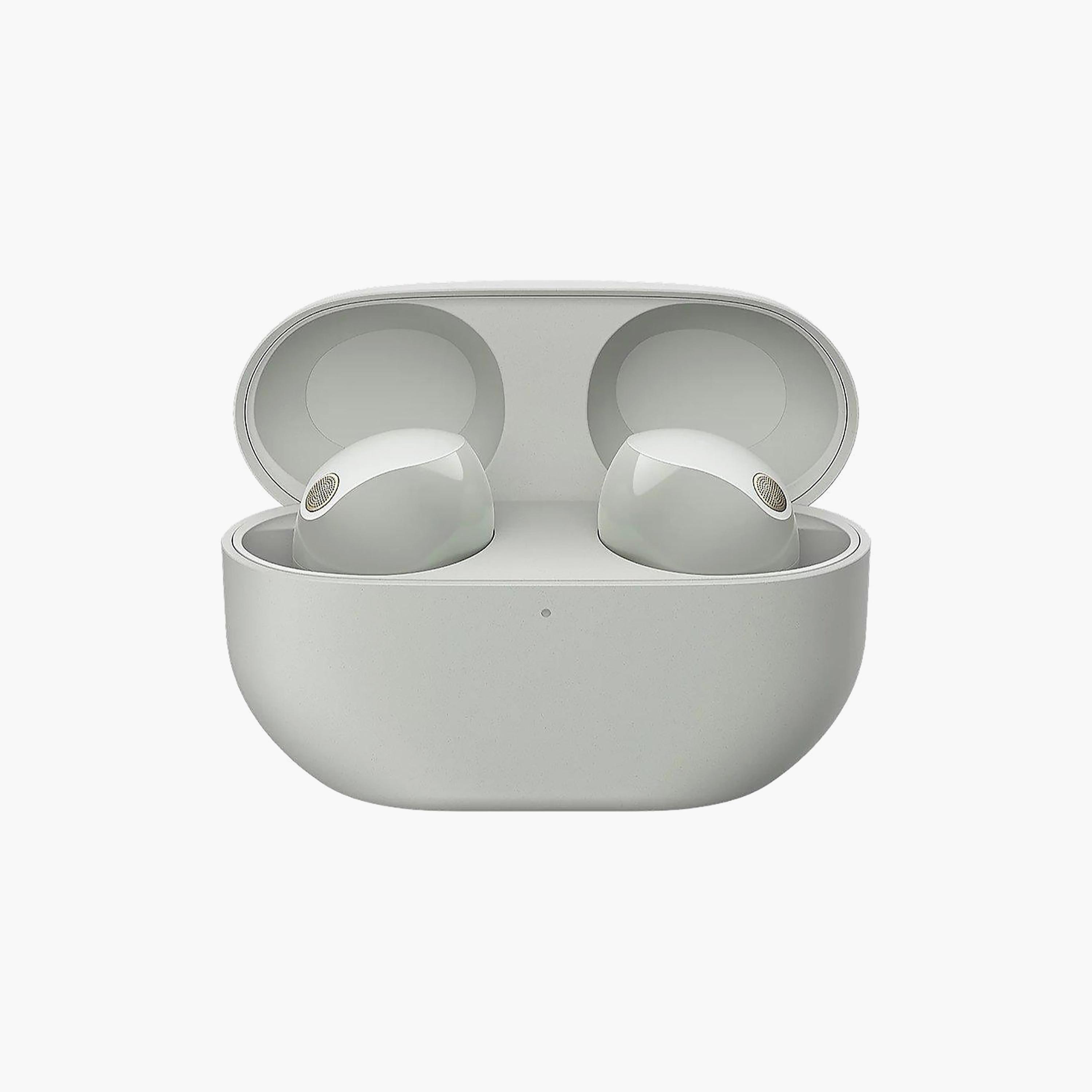 Sony Truly Wireless Noise Cancelling Earbuds Silver | POS WF1000XM5/S-PROMO_EMAX_AE_ADIB_240926-image-1