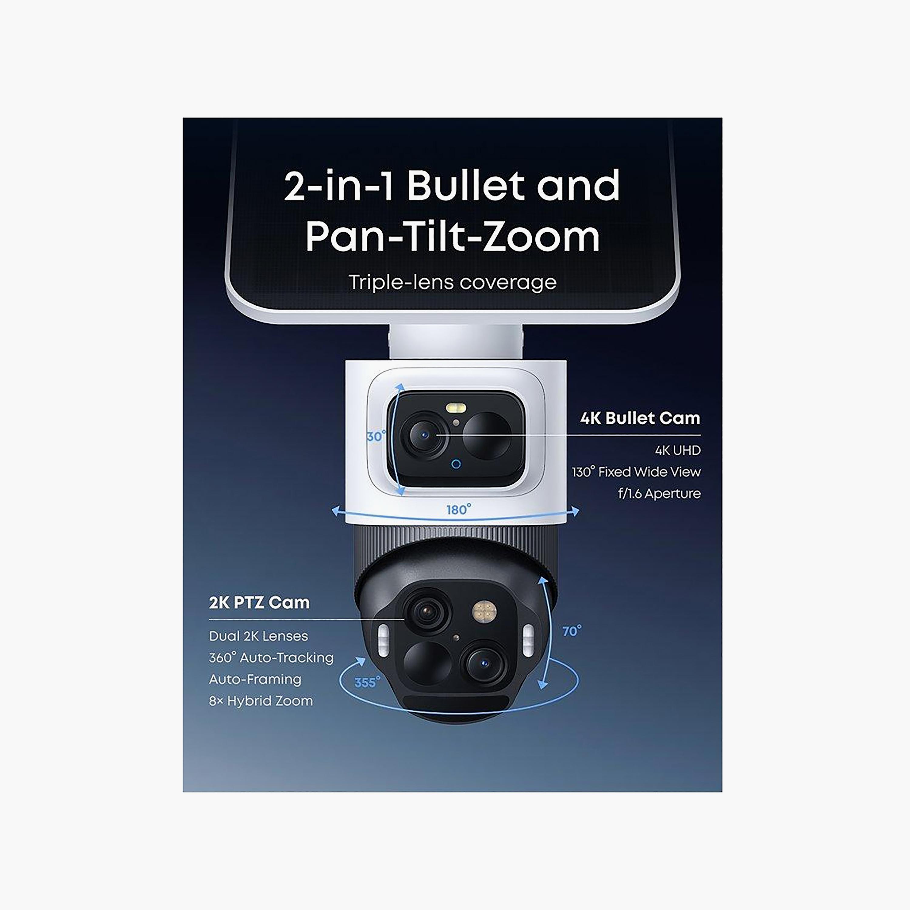 Eufy Cam S4 3 Online Black and White | T81723W1-electronics-camera-image-2