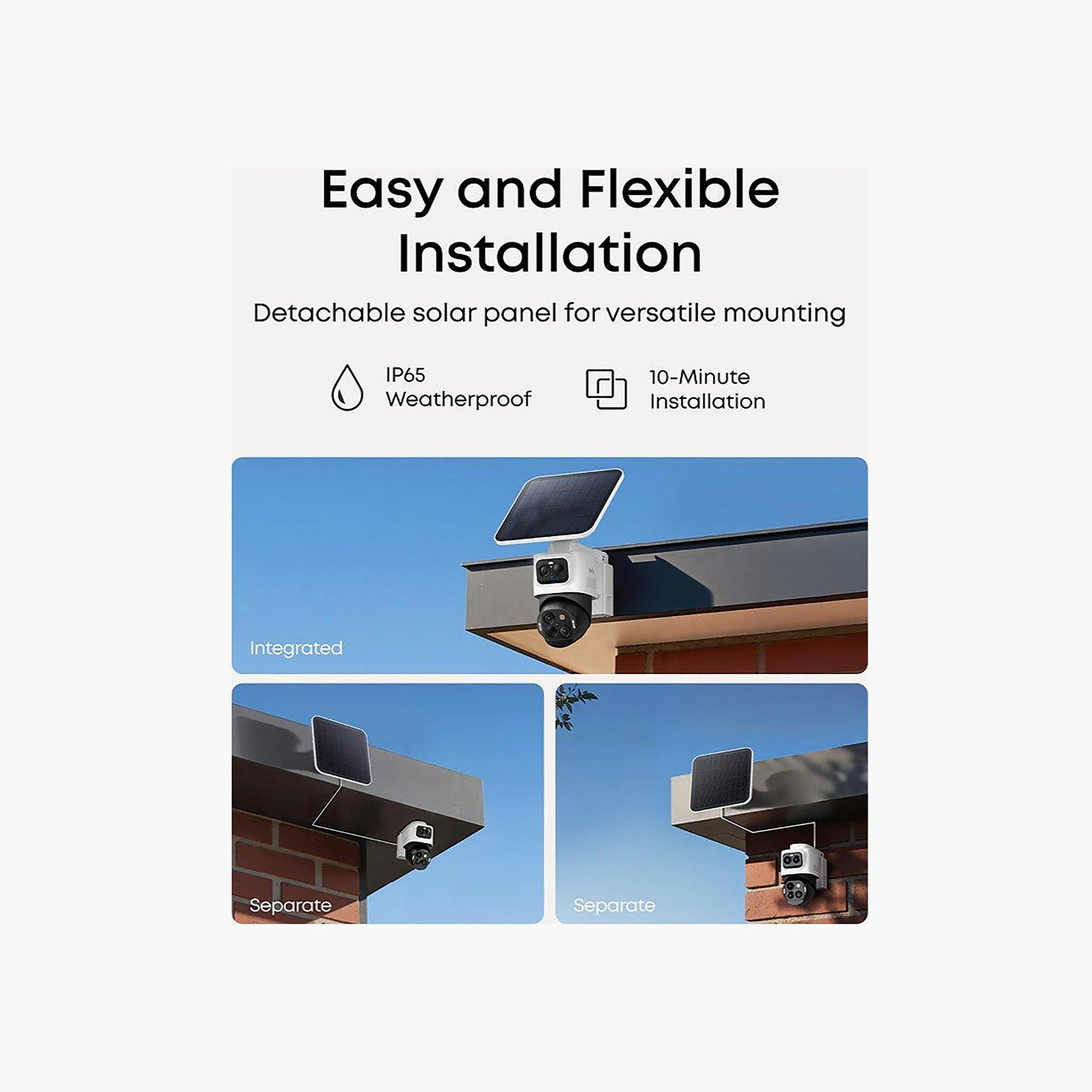 Eufy Cam S4 3 Online Black and White | T81723W1-electronics-camera-image-3