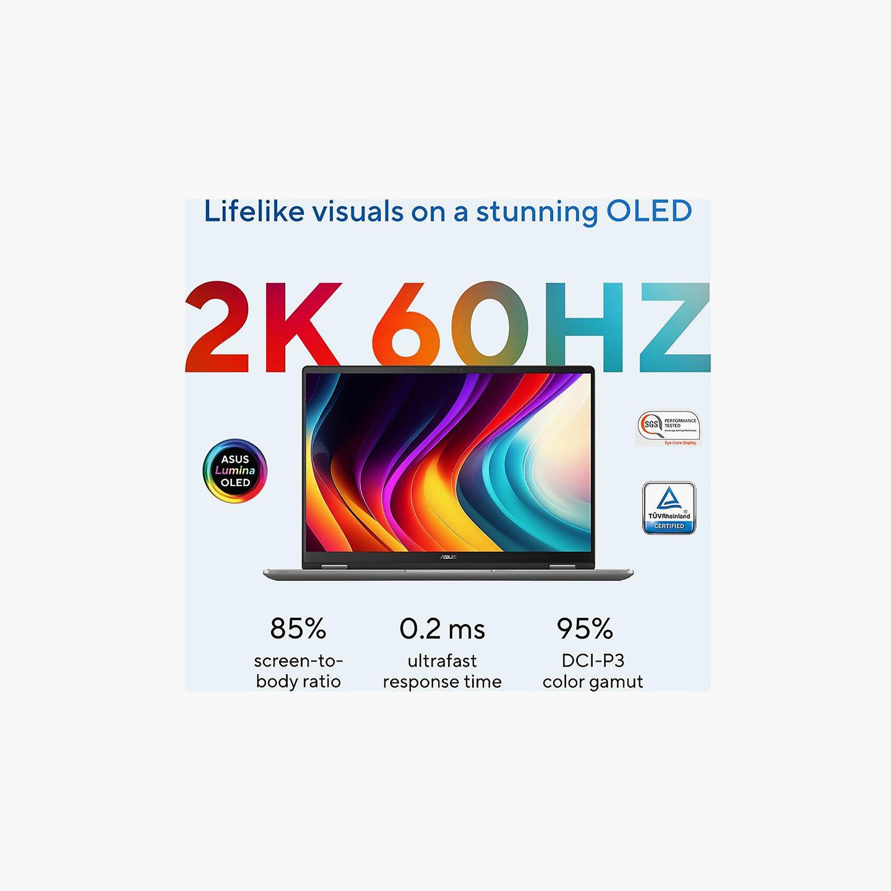 Asus Vivobook 14 Flip Ultra 5 16GB LPDDR5X 512GB SSD Touch Win11 Gray | TP3407SA-SG148W-PROMO_EMAX_AE_ENBD_131026-image-6