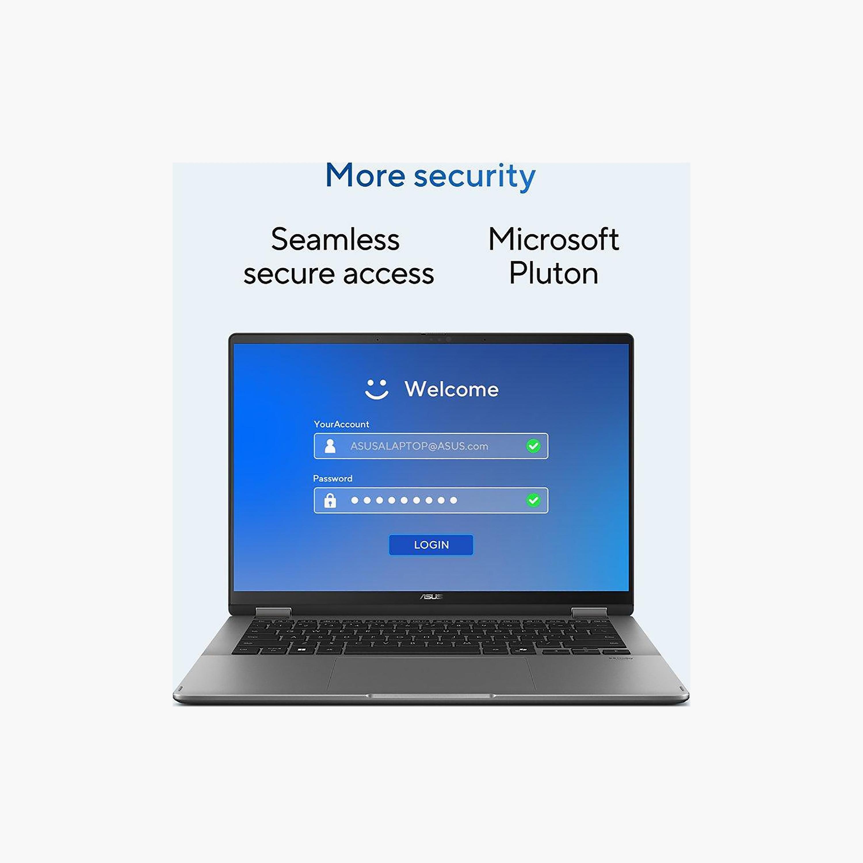 لاب توب فيفوبوك 14 فليب أولترا 7 رام 16GB سعة 512GB شاشة 14" لمس ويندوز 11 رمادي من أسوس-electronics-laptops-image-11