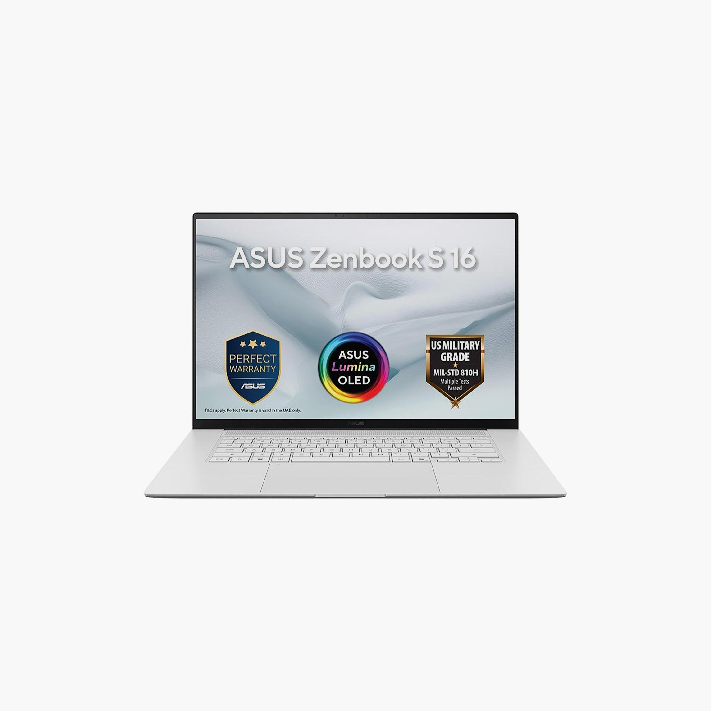 لاب توب زين بوك S 16 رايزن ذكاء اصطناعي 9 465 رام 24GB سعة 1TB شاشة 16.0" أبيض من أسوس-PROMO_EMAX_AE_ENBD_131026-image-1