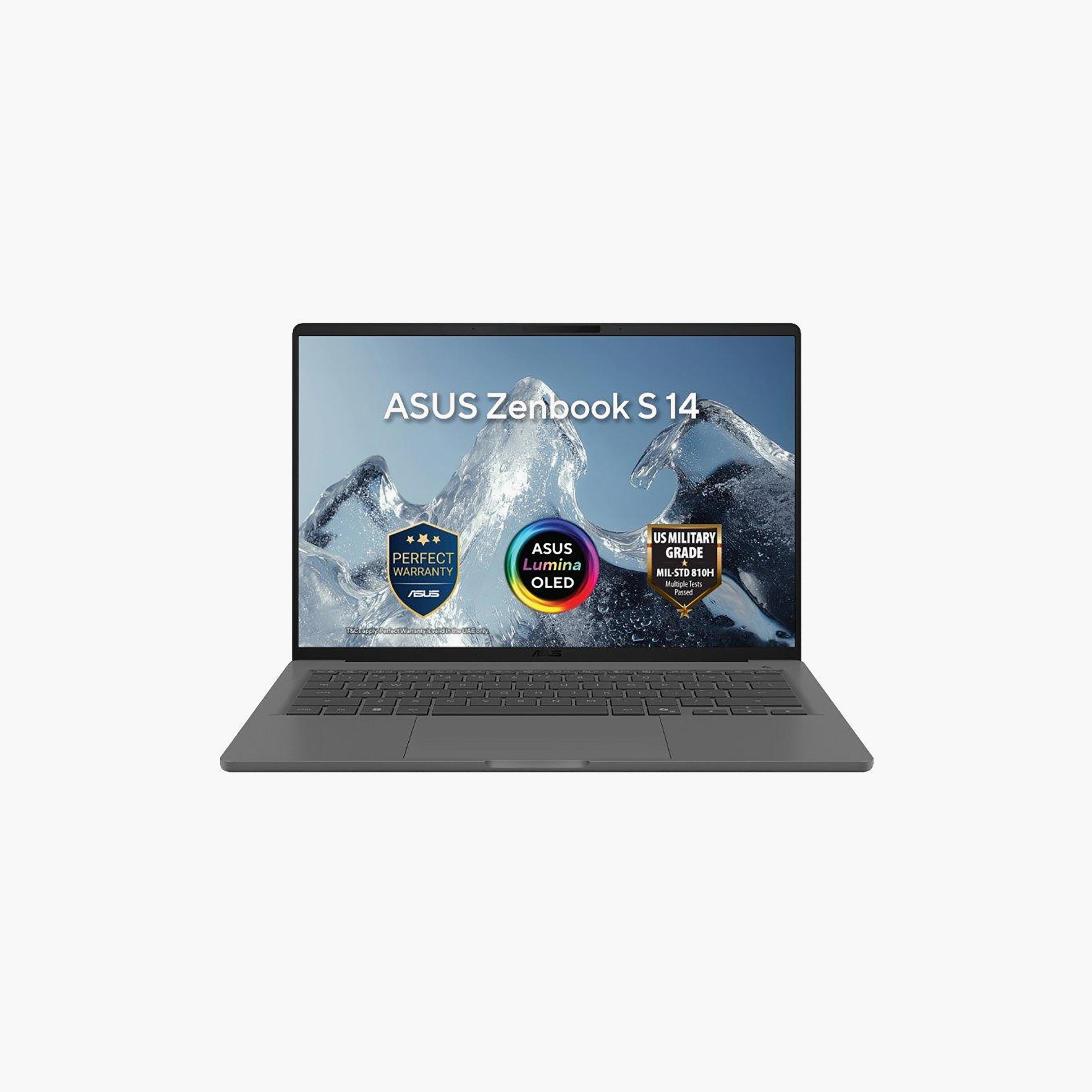 Asus Zenbook A14 Snapdragon X1 26 100 16GB 512GB SSD Shared 14in Win11 Iceland Gray|UX3407QA-QD526W-PROMO_EMAX_AE_ENBD_131026-image-1
