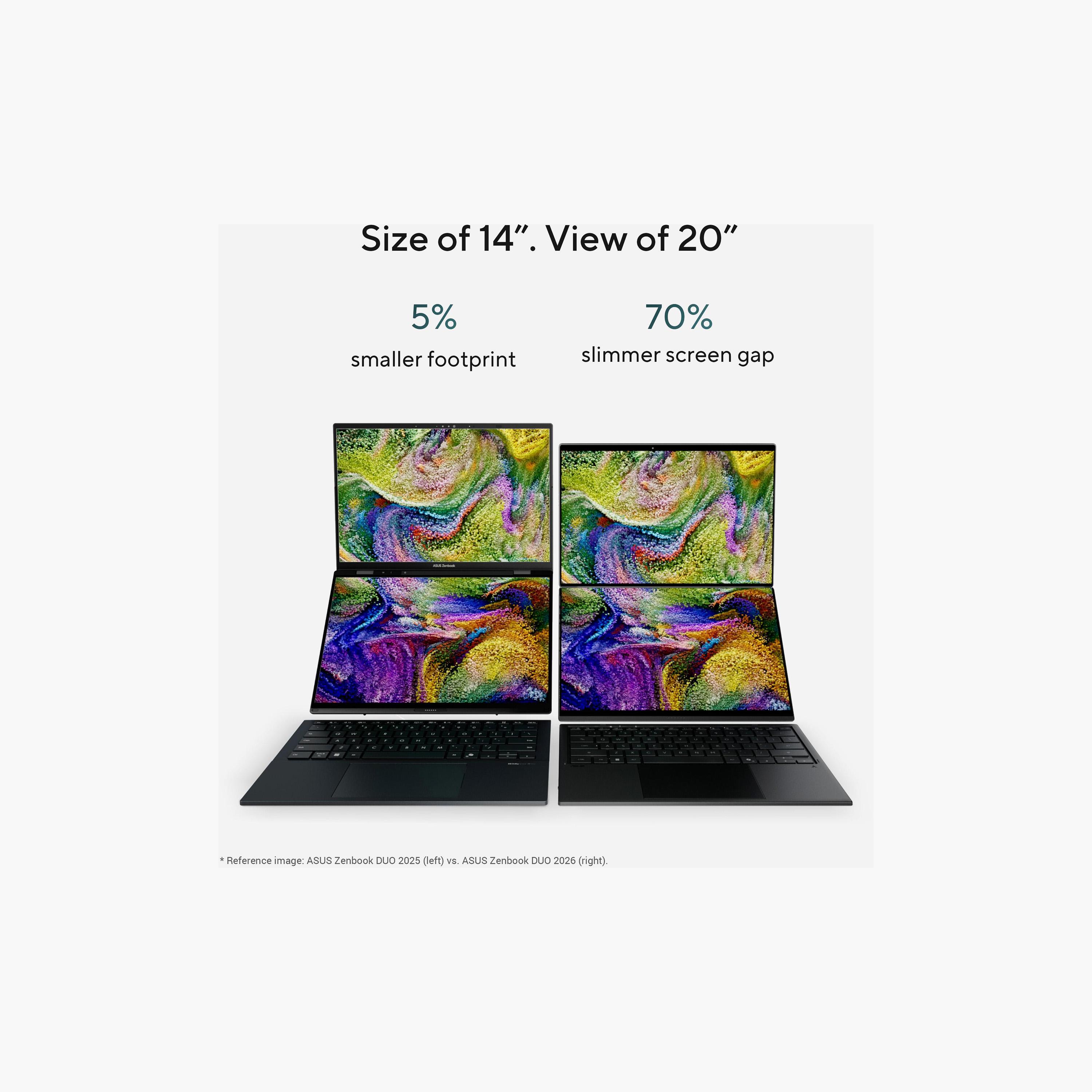 Asus Zenbook Duo Intel Ultra 9 386H 32GB RAM 1TB SSD Shared Graphics 14 Touch Win11H Moher Gray-electronics-laptops-image-5