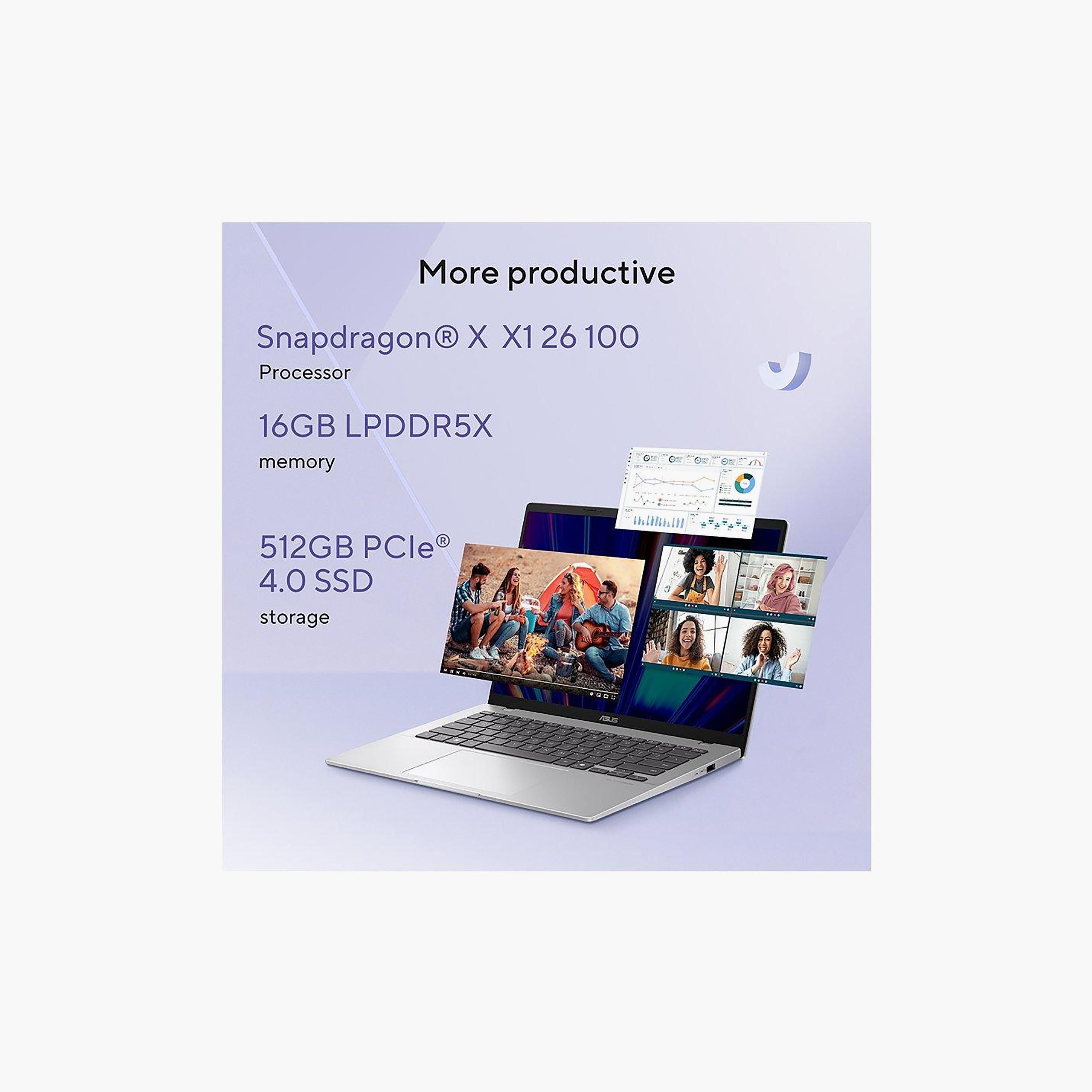 لاب توب فيفوبوك 14 سناب دراجون X رام 16GB سعة 512GB شاشة 14" ويندوز 11 ذهبي من أسوس-PROMO_EMAX_AE_ENBD_131026-image-5