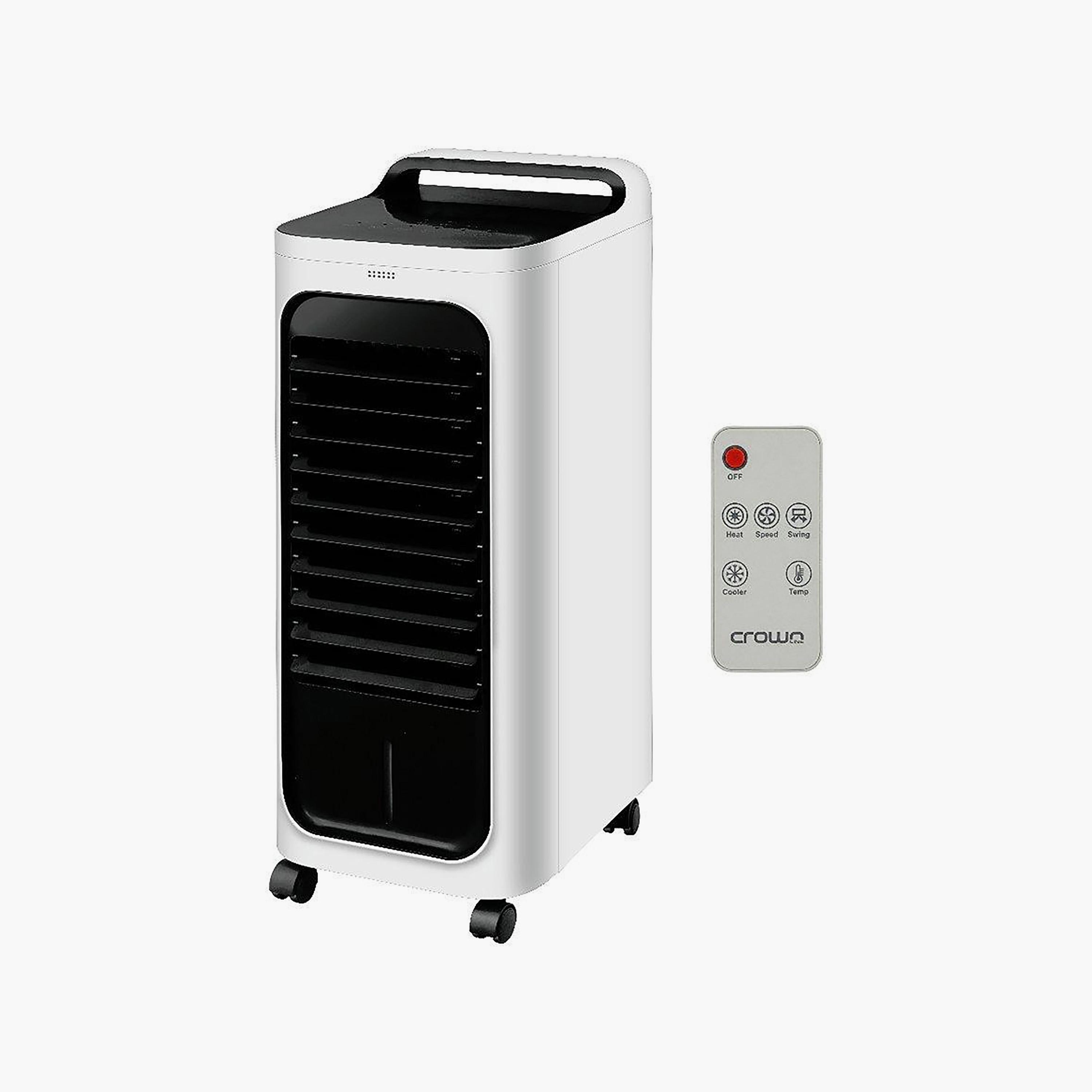 Crownline Air Cooler Heater with Remote Temperature Control 5L Tank 80W White | AC-470-PROMO_EMAX_AE_ADIB_240926-image-1